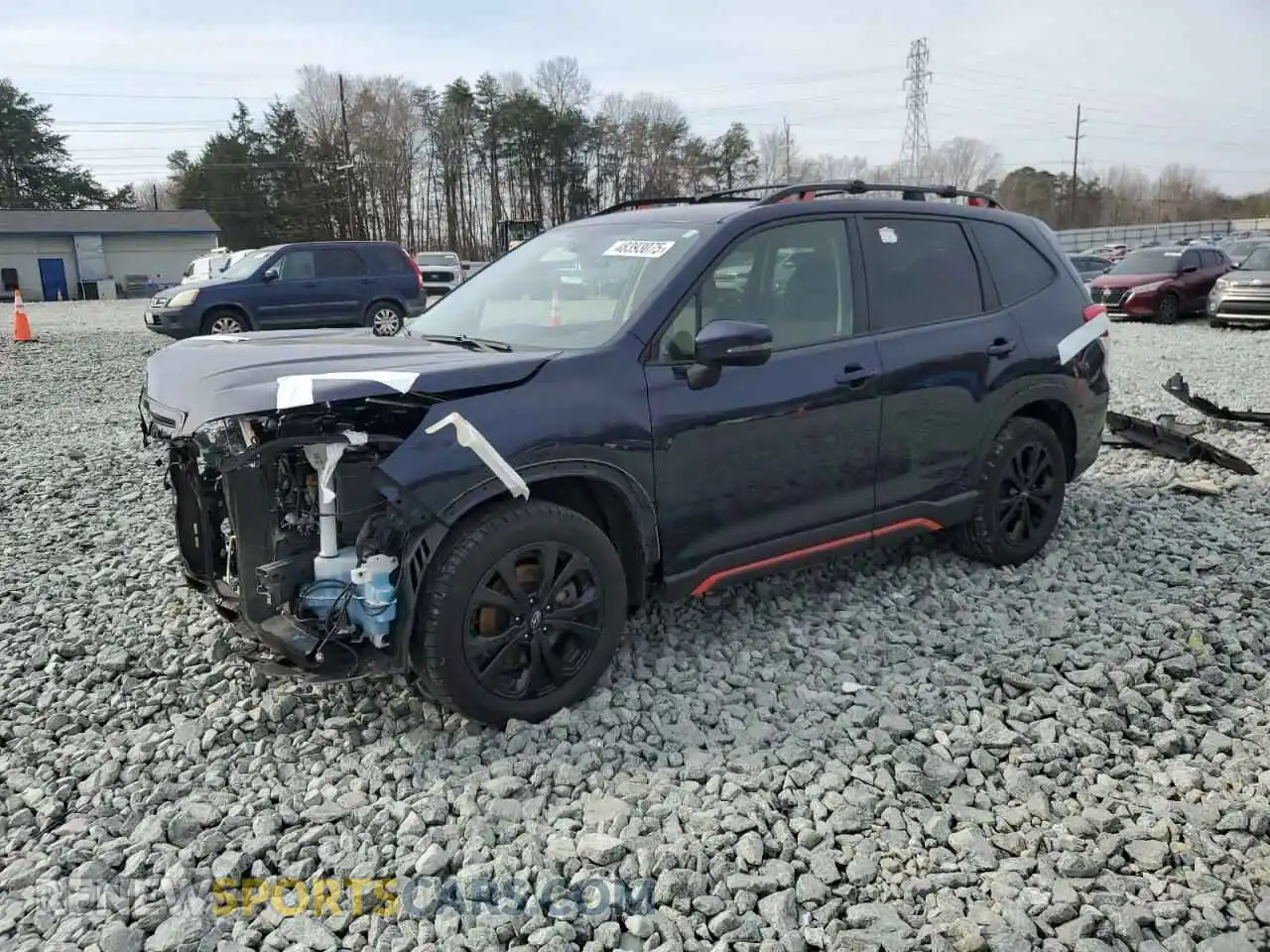 1 Photograph of a damaged car JF2SKAPC5KH550681 SUBARU FORESTER 2019