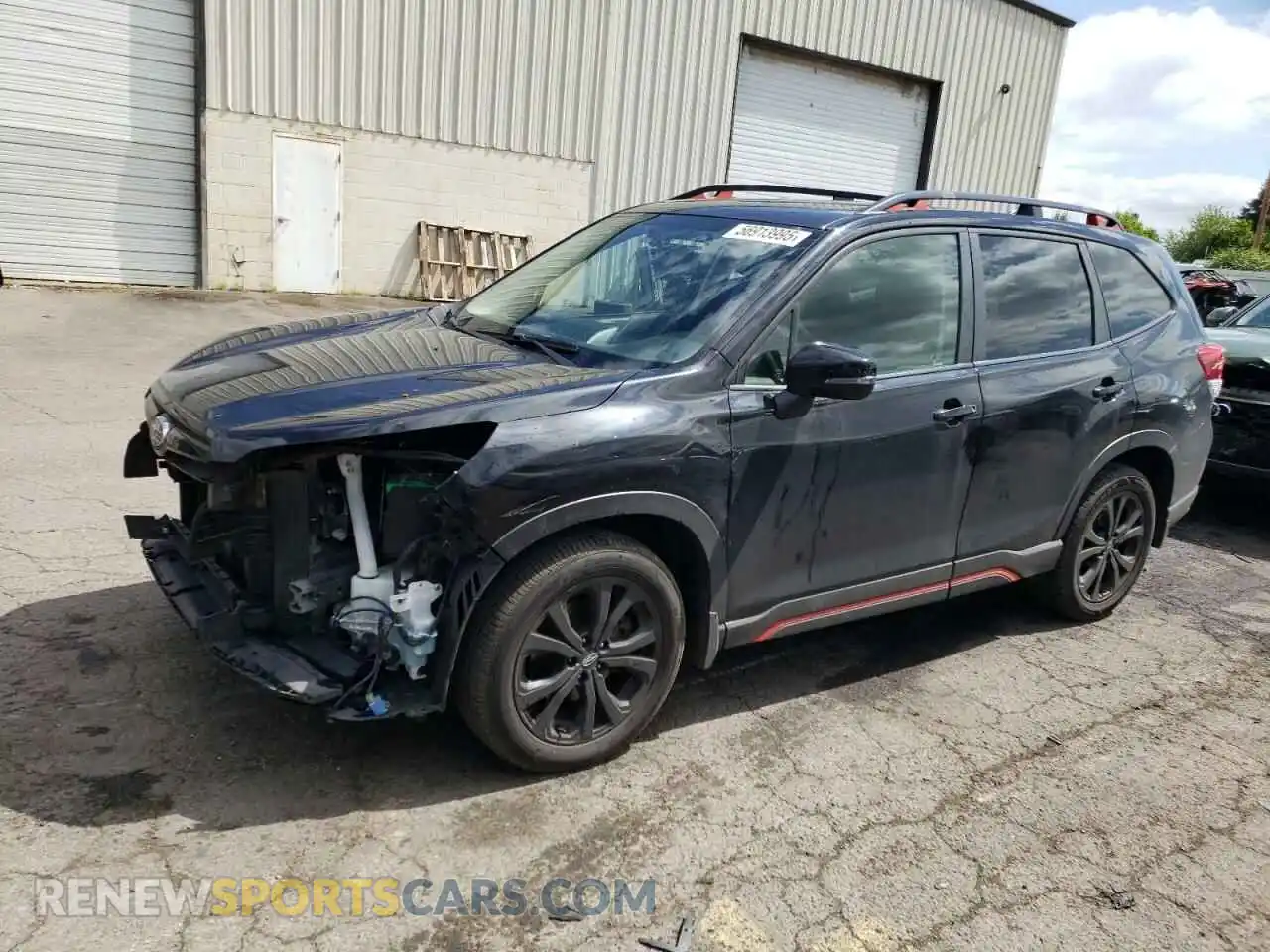 1 Photograph of a damaged car JF2SKAPC5KH559378 SUBARU FORESTER 2019