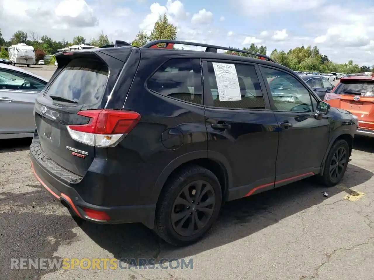 3 Photograph of a damaged car JF2SKAPC5KH559378 SUBARU FORESTER 2019