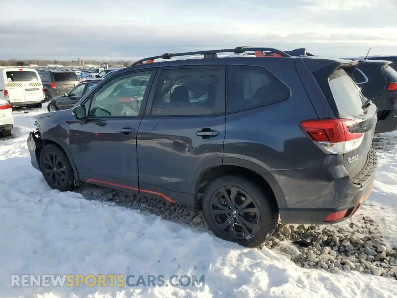 2 Photograph of a damaged car JF2SKAPC5KH572258 SUBARU FORESTER 2019