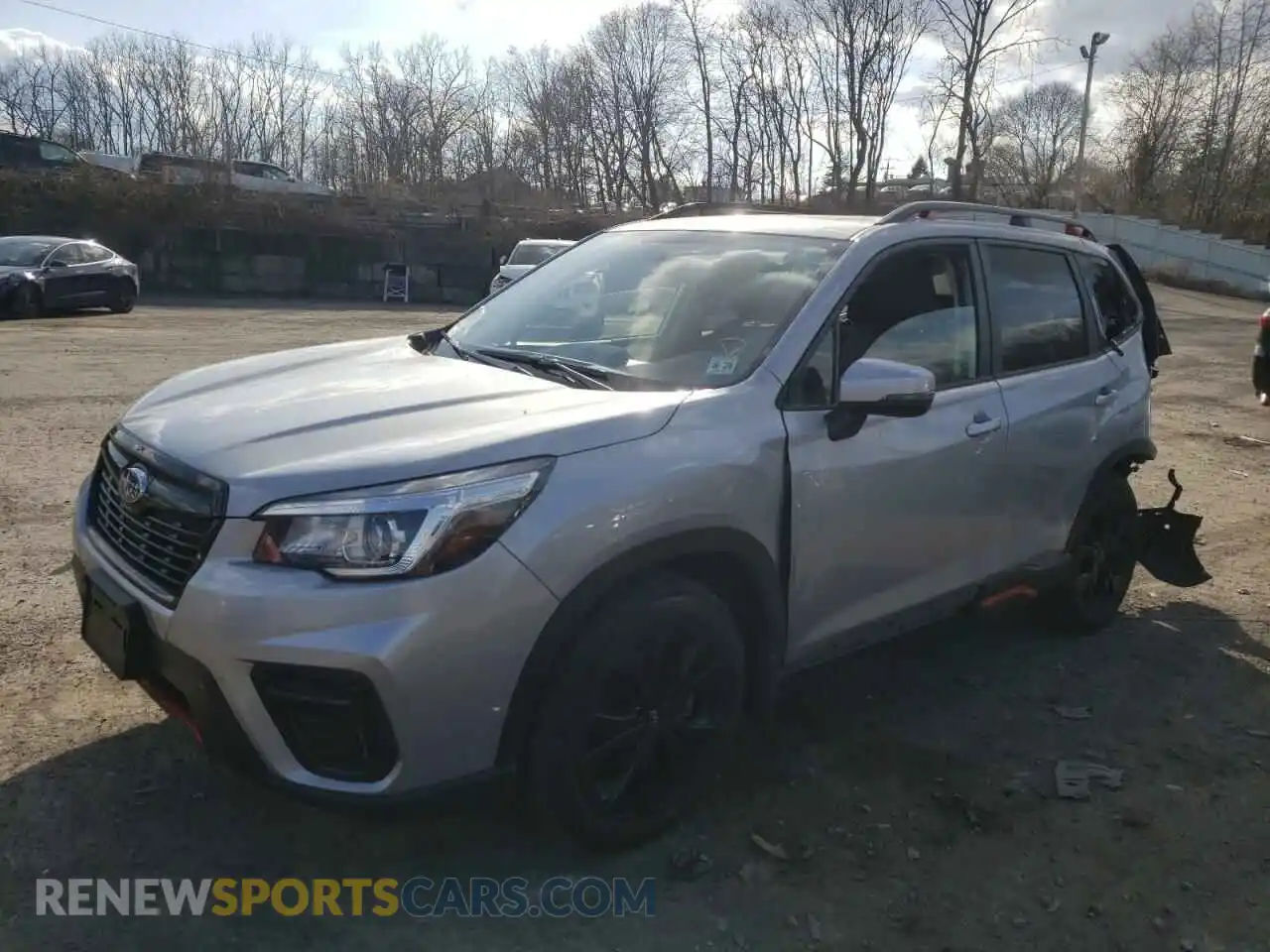 1 Photograph of a damaged car JF2SKAPC7KH562220 SUBARU FORESTER 2019