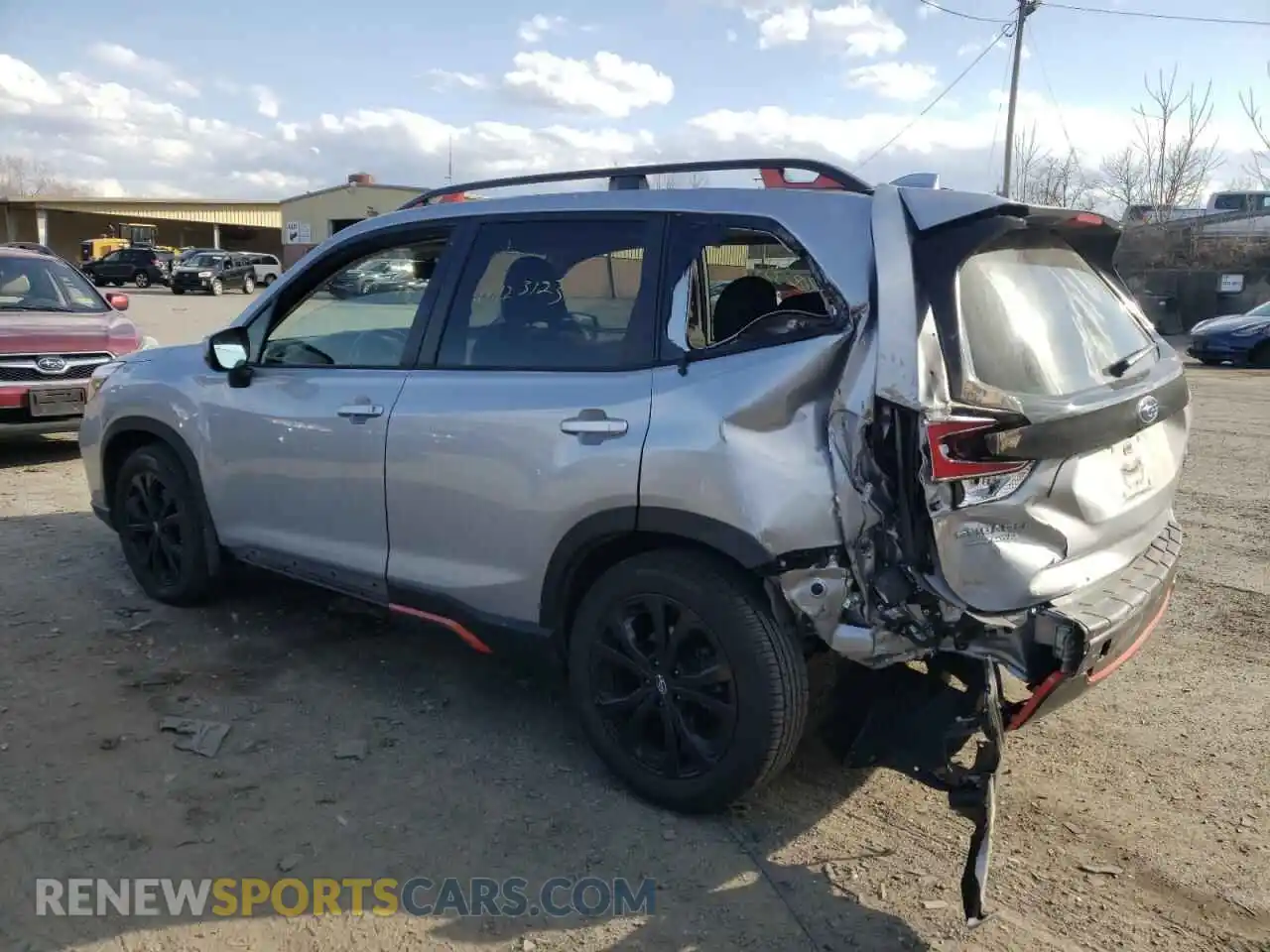 2 Photograph of a damaged car JF2SKAPC7KH562220 SUBARU FORESTER 2019