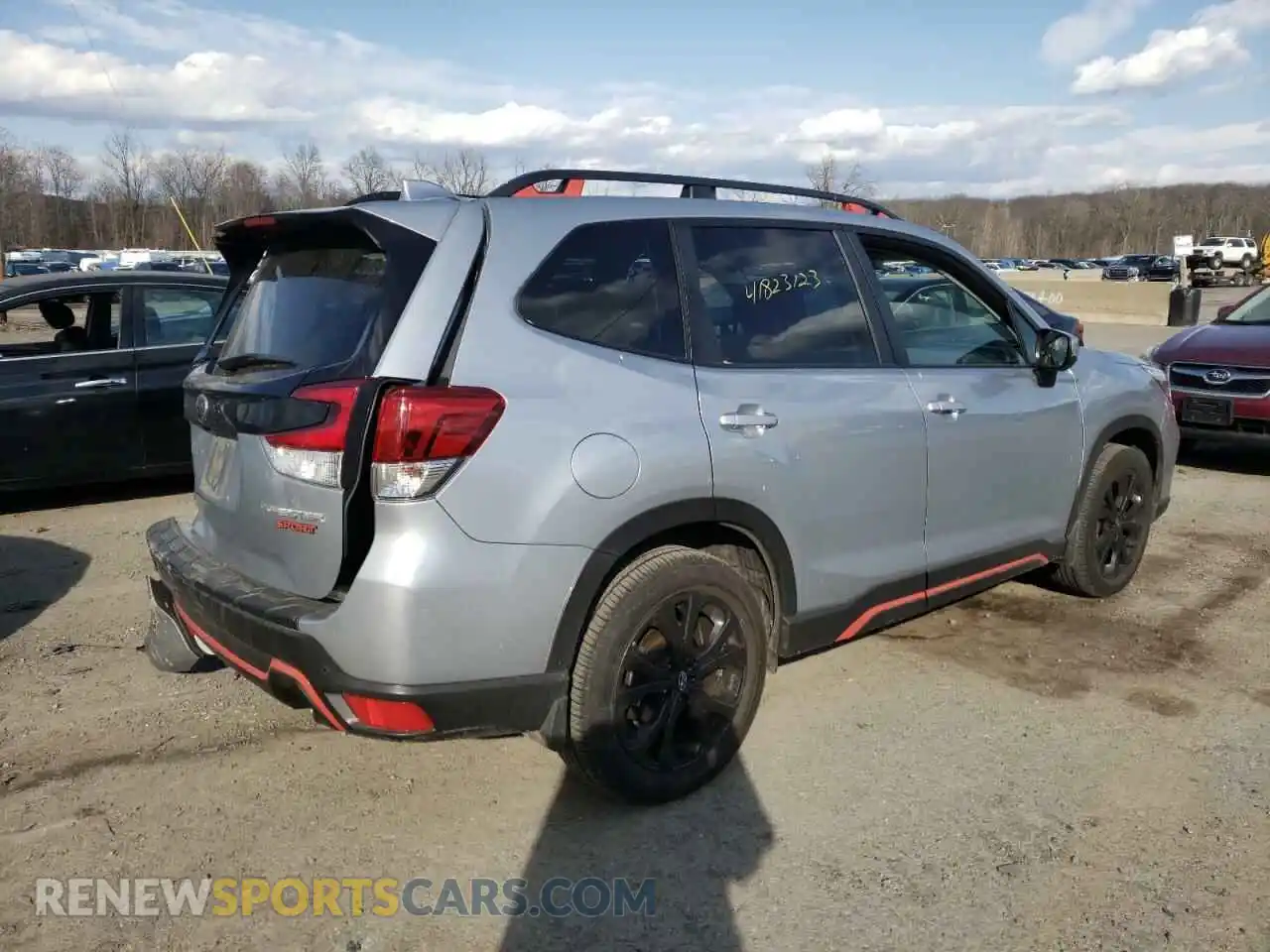 3 Photograph of a damaged car JF2SKAPC7KH562220 SUBARU FORESTER 2019