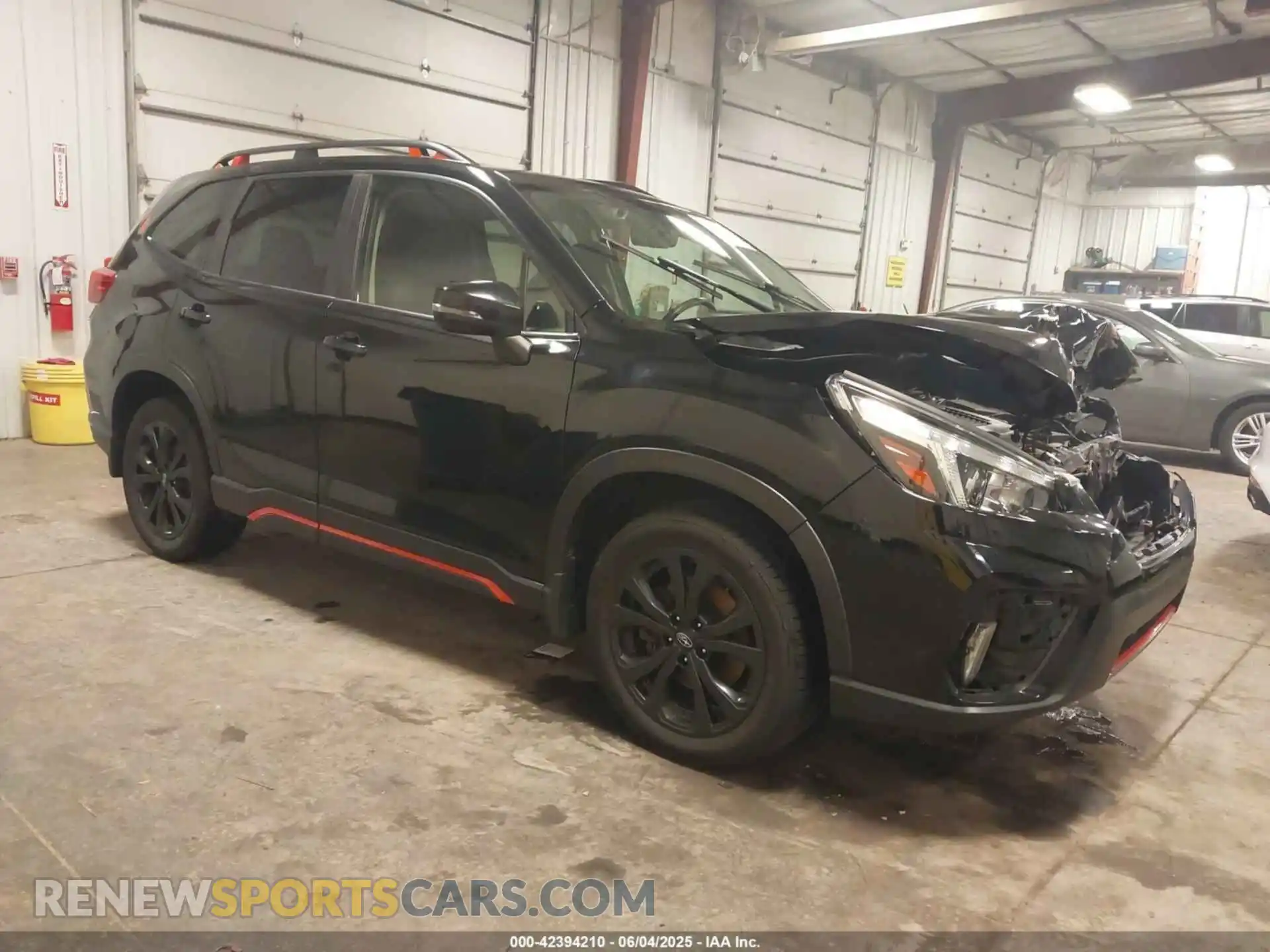1 Photograph of a damaged car JF2SKAPC7KH573346 SUBARU FORESTER 2019