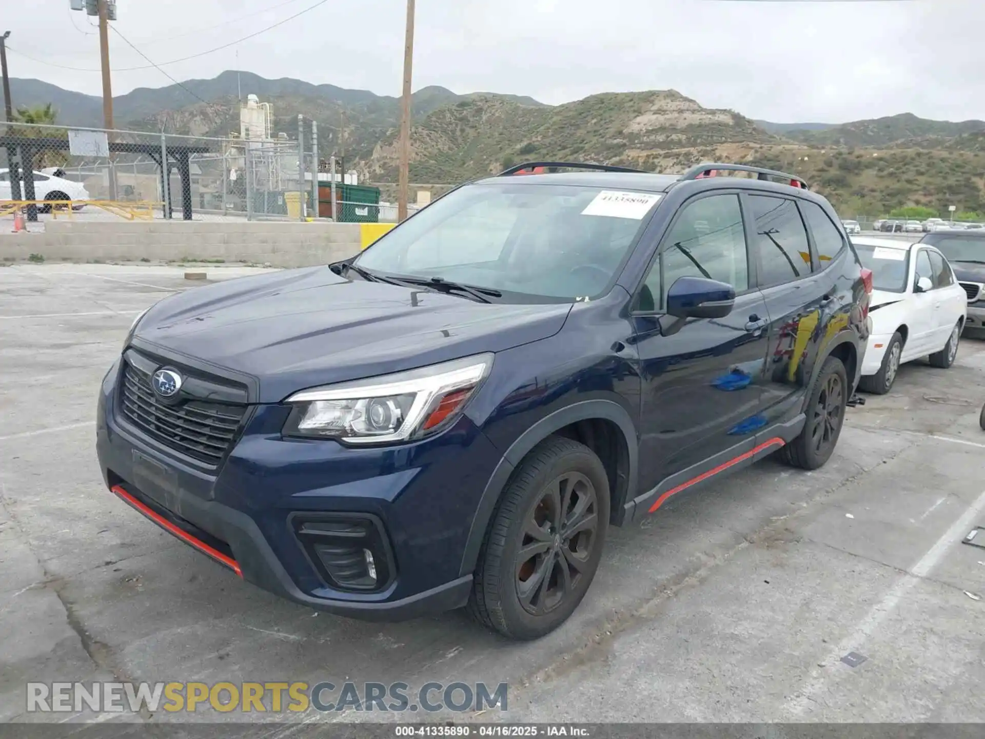 2 Photograph of a damaged car JF2SKAPC9KH584025 SUBARU FORESTER 2019
