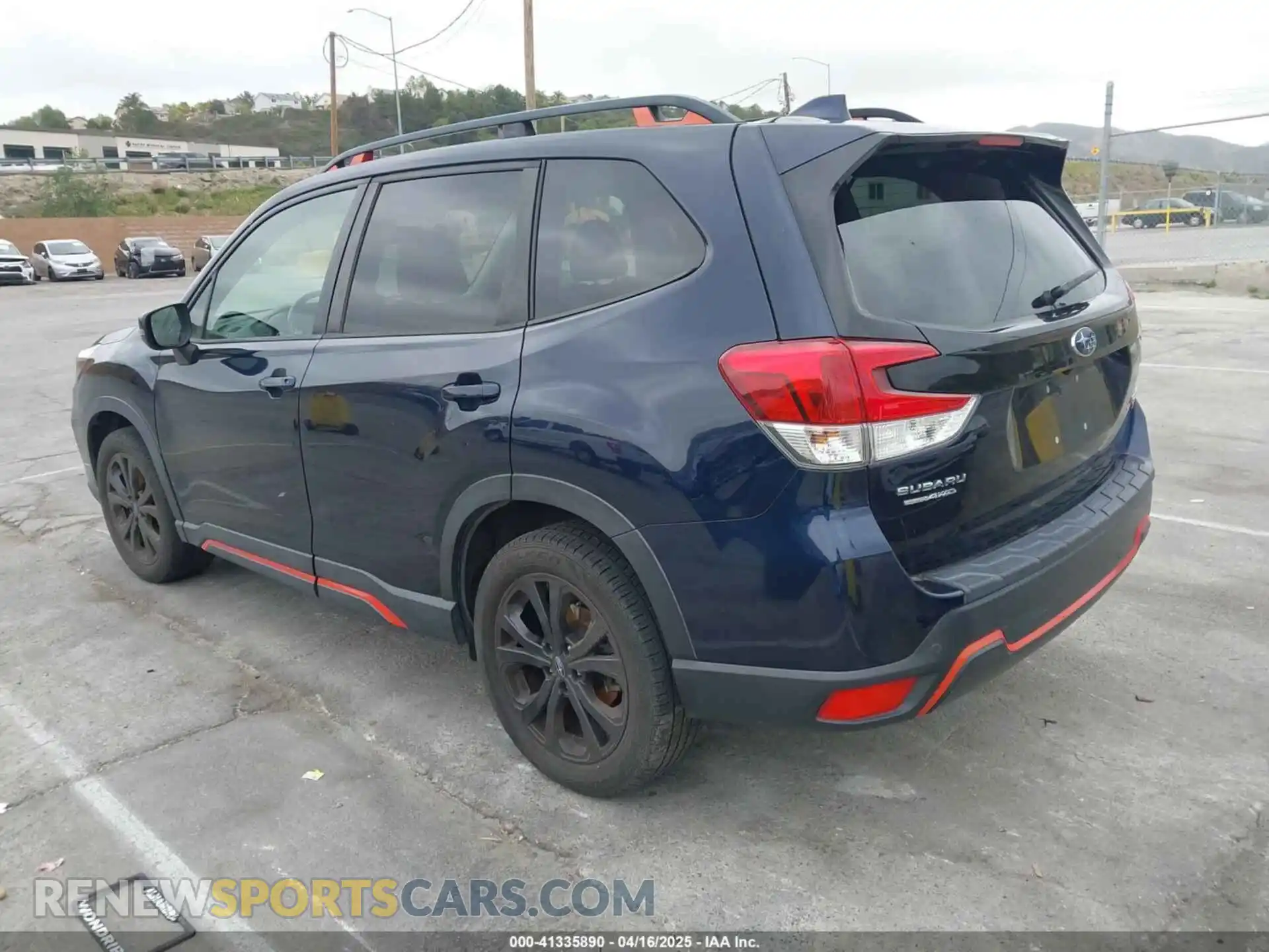 3 Photograph of a damaged car JF2SKAPC9KH584025 SUBARU FORESTER 2019