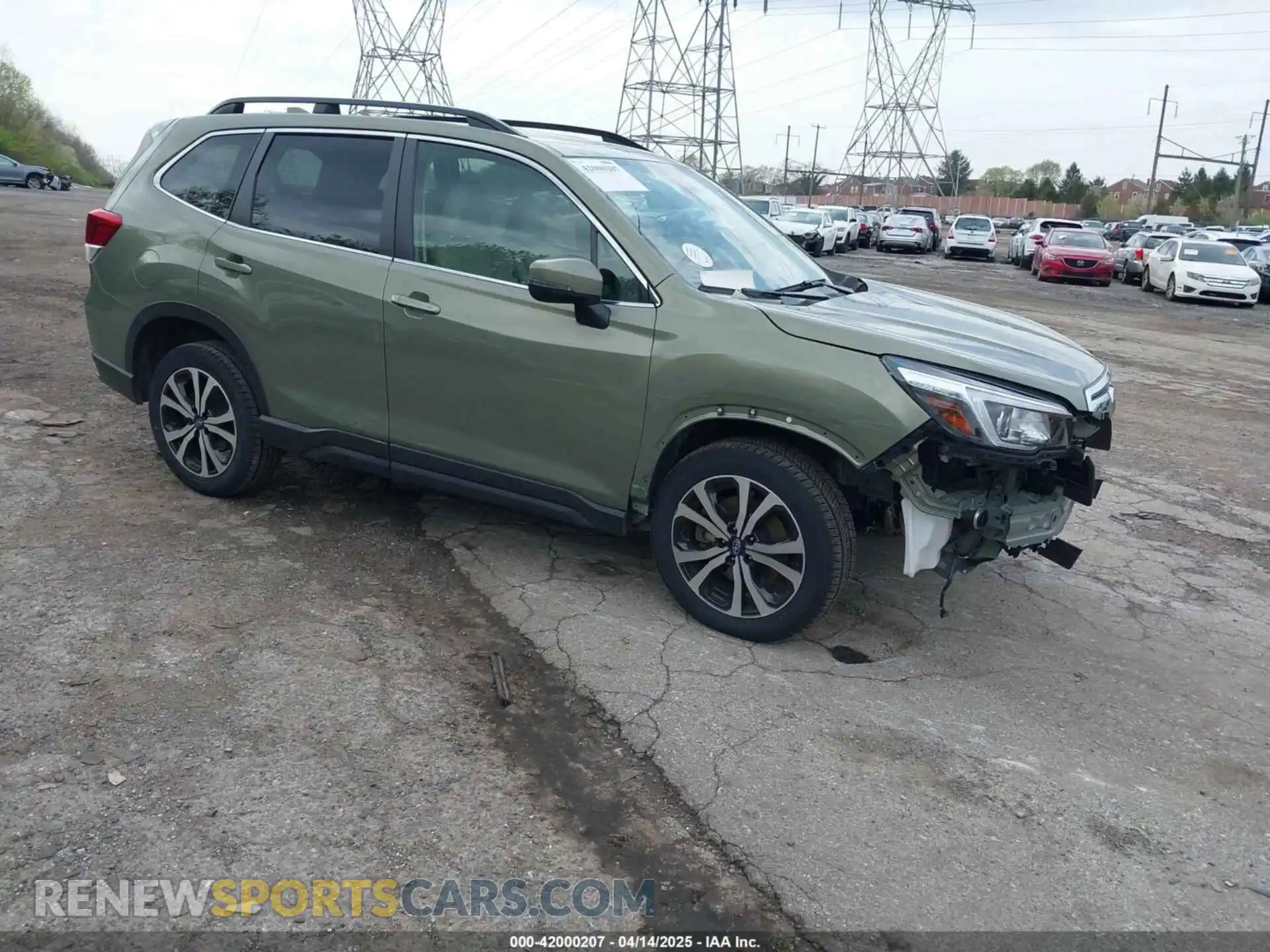 1 Photograph of a damaged car JF2SKASC6KH431965 SUBARU FORESTER 2019
