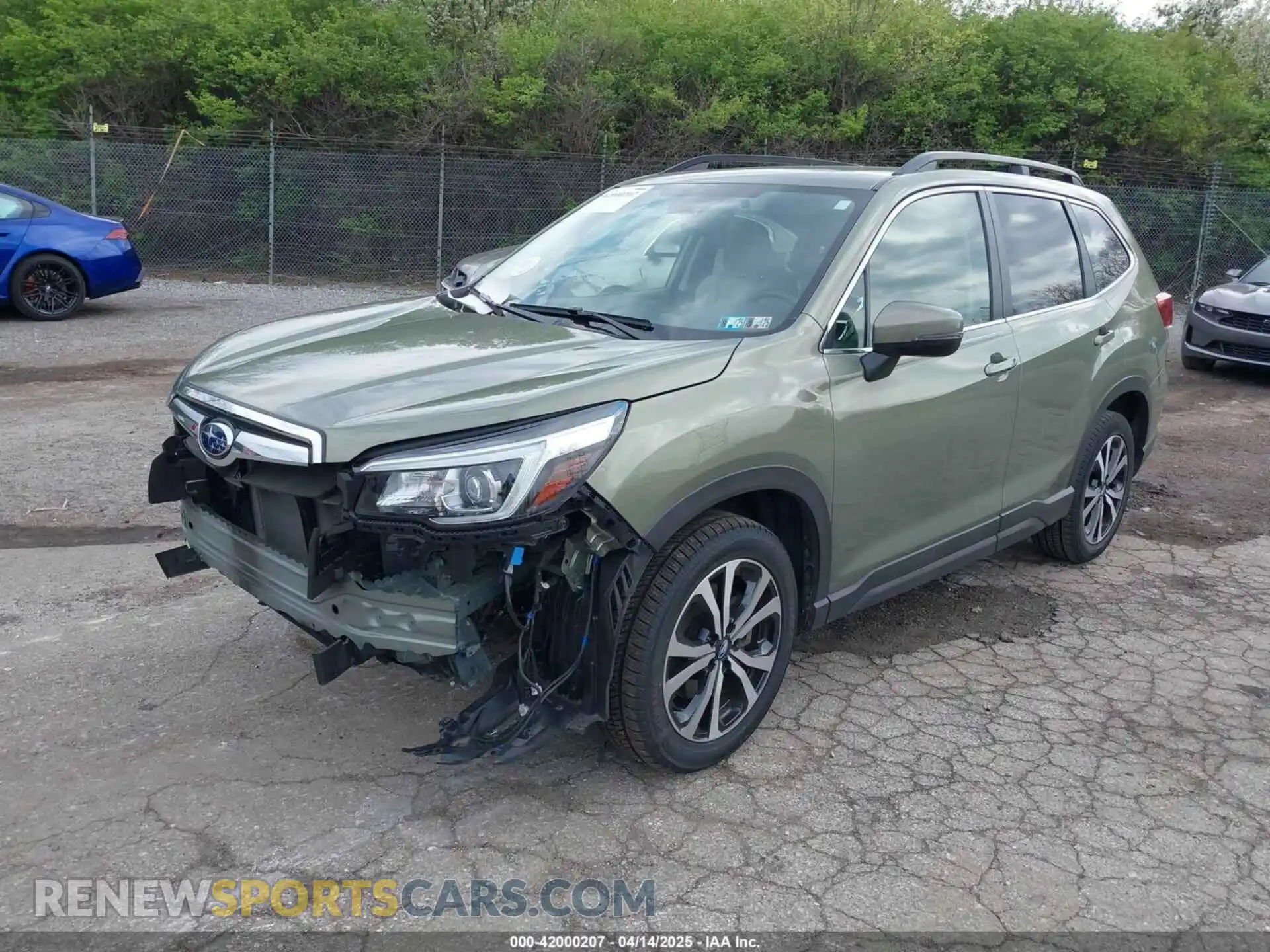 2 Photograph of a damaged car JF2SKASC6KH431965 SUBARU FORESTER 2019