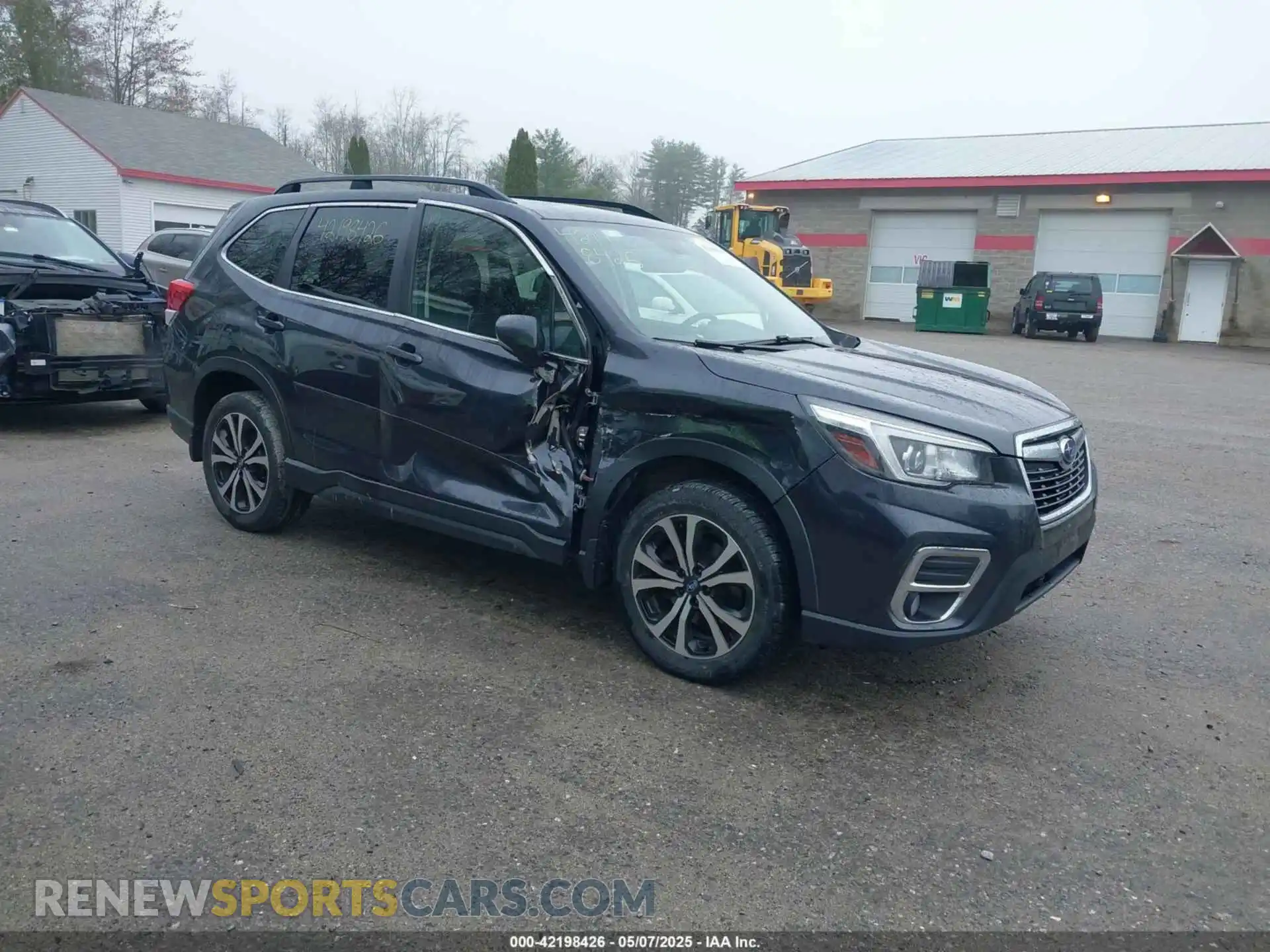 1 Photograph of a damaged car JF2SKASC9KH460652 SUBARU FORESTER 2019