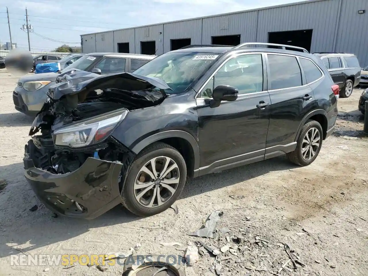 1 Photograph of a damaged car JF2SKASC9KH520753 SUBARU FORESTER 2019