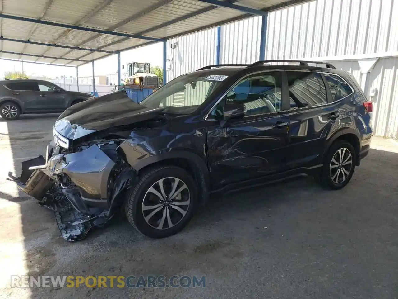 1 Photograph of a damaged car JF2SKASCXKH408348 SUBARU FORESTER 2019