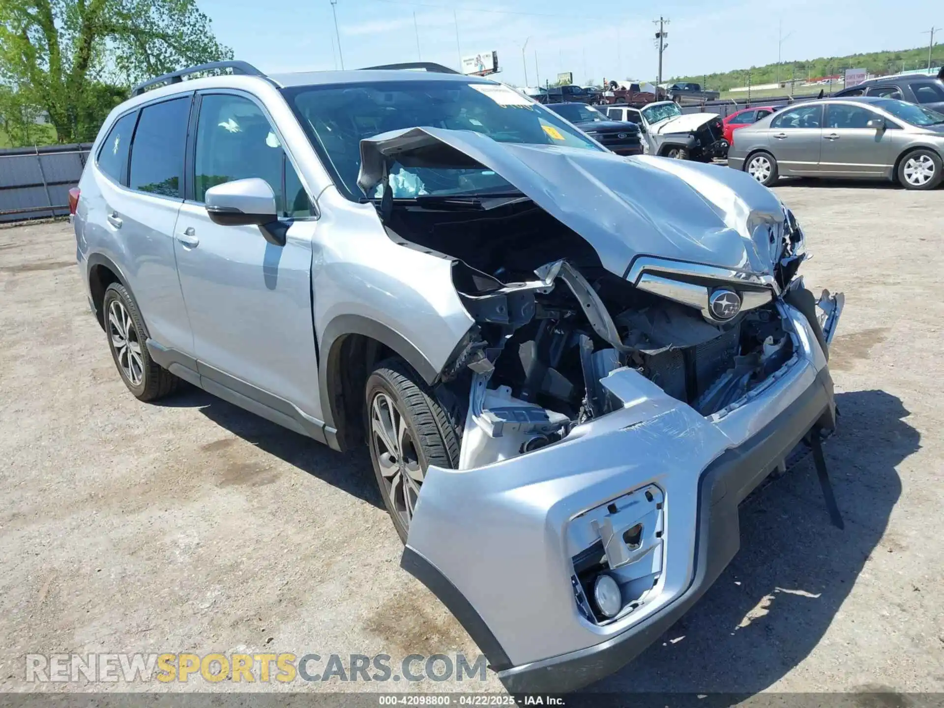 1 fotografías del automóvil dañado JF2SKAUC2KH418188 SUBARU FORESTER 2019