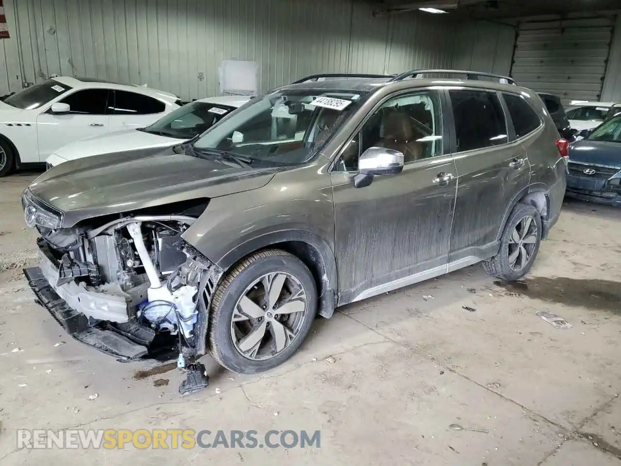1 Photograph of a damaged car JF2SKAWCXKH445362 SUBARU FORESTER 2019