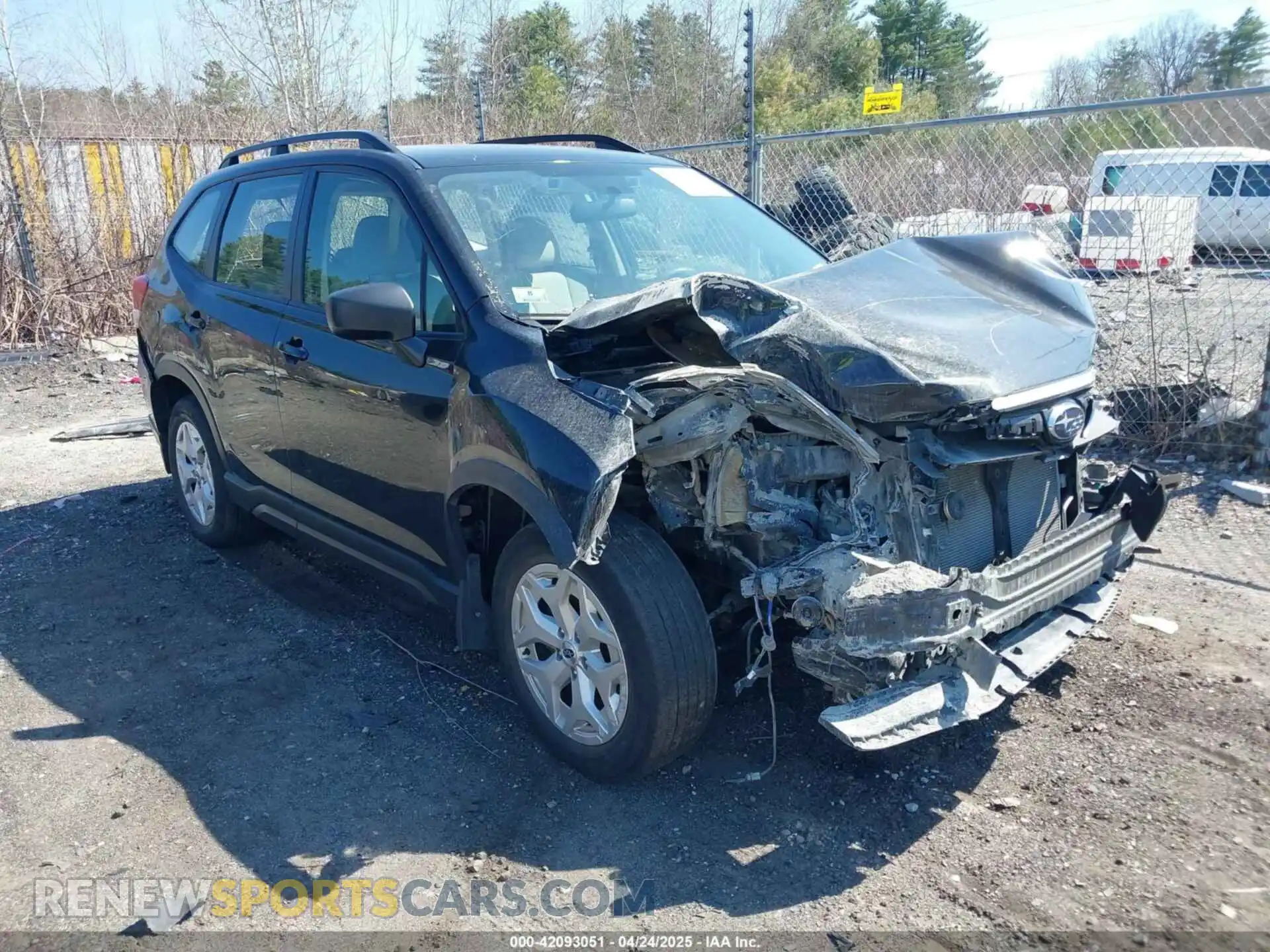 1 Photograph of a damaged car JF2SKADC0LH474342 SUBARU FORESTER 2020