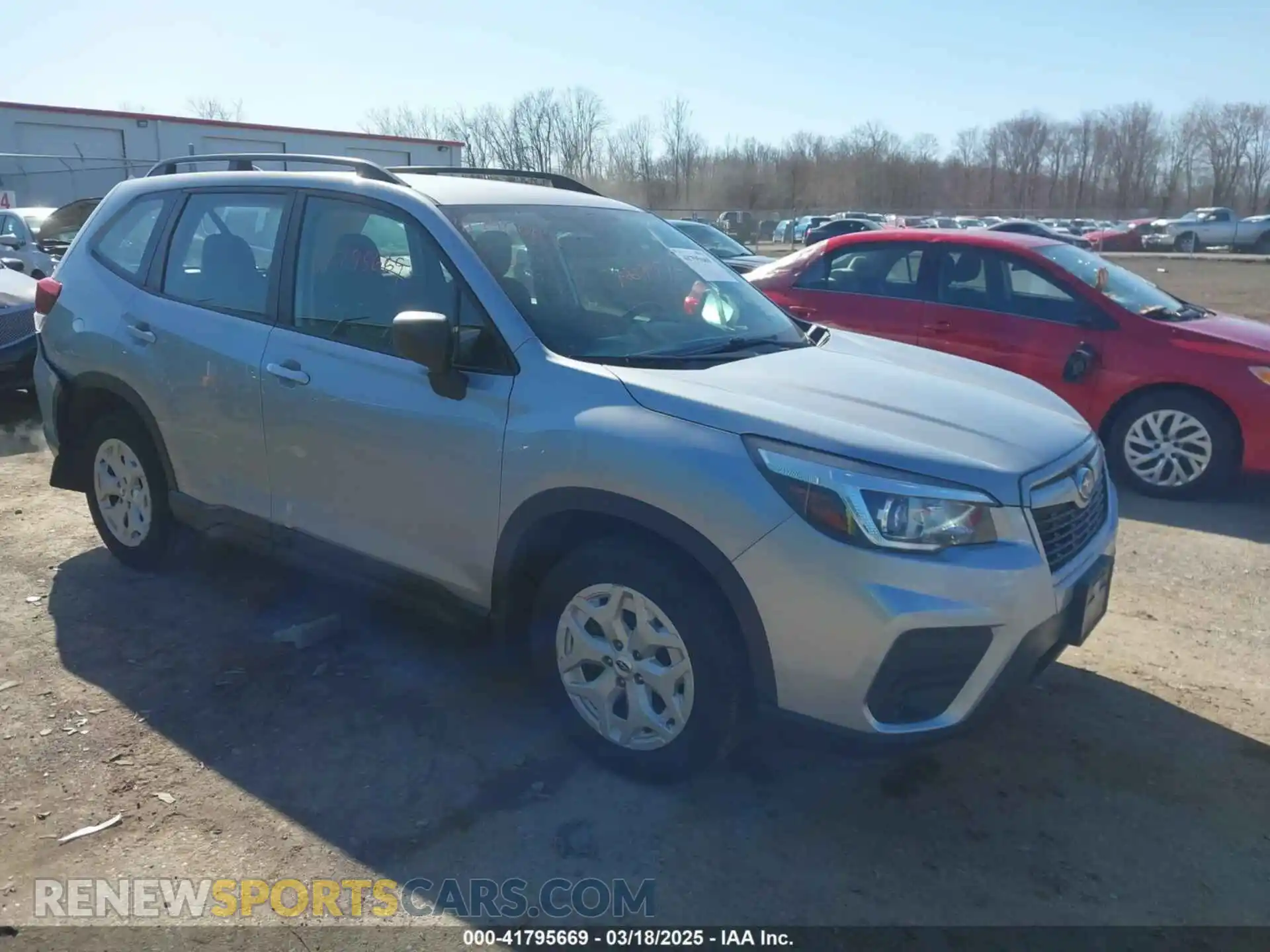 1 Photograph of a damaged car JF2SKADC3LH452240 SUBARU FORESTER 2020