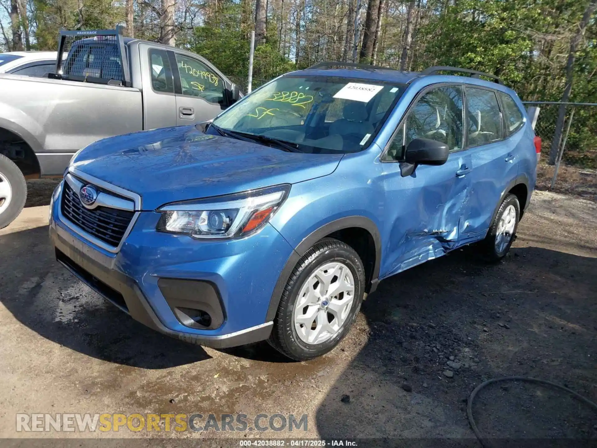 2 Photograph of a damaged car JF2SKADC5LH482601 SUBARU FORESTER 2020