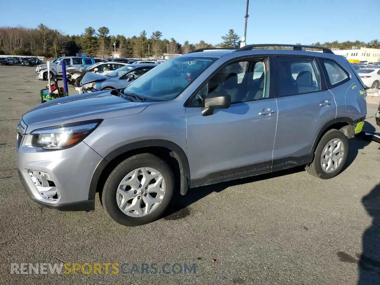 1 Photograph of a damaged car JF2SKADC5LH534292 SUBARU FORESTER 2020