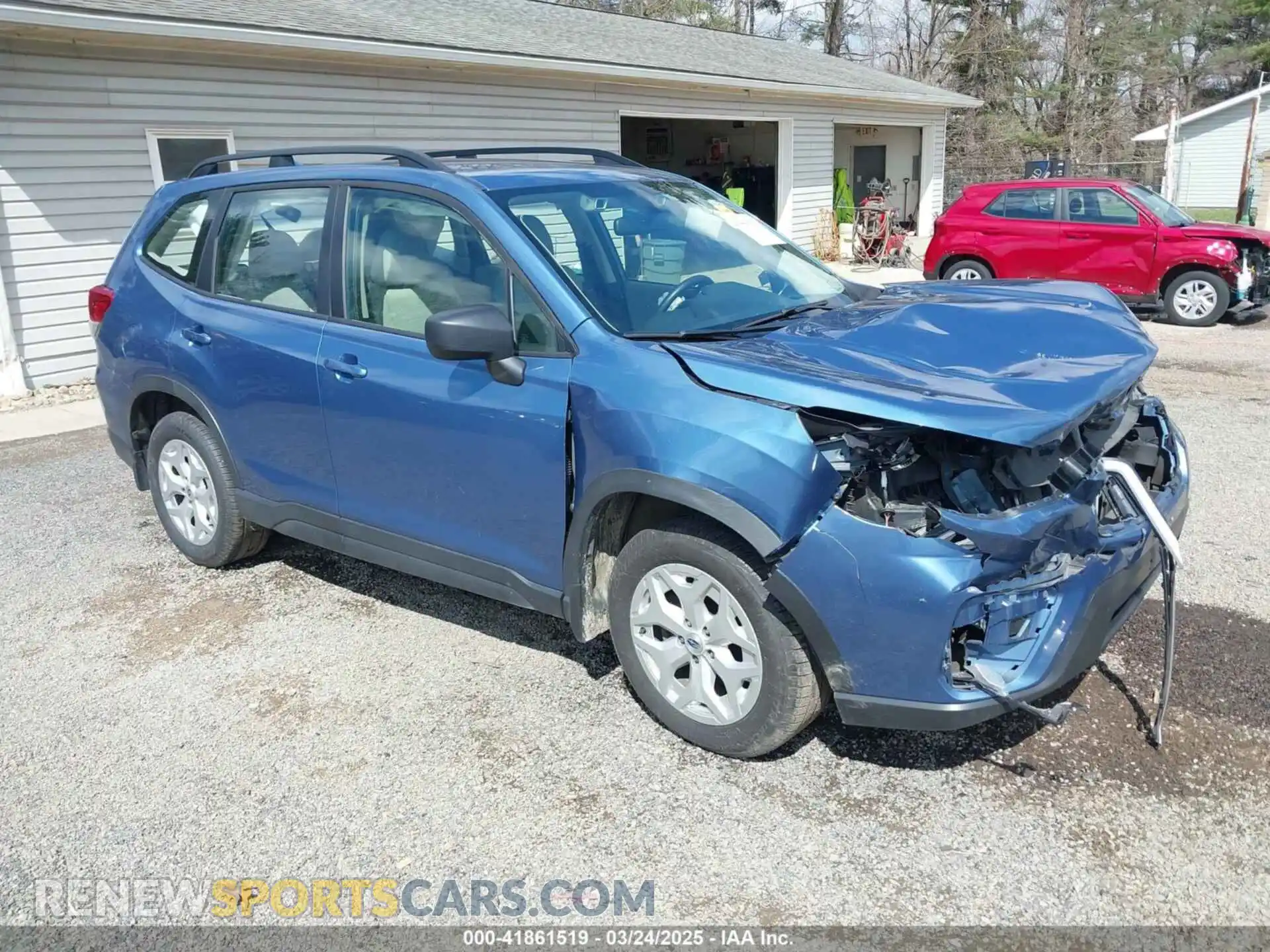 1 Photograph of a damaged car JF2SKADC9LH428511 SUBARU FORESTER 2020