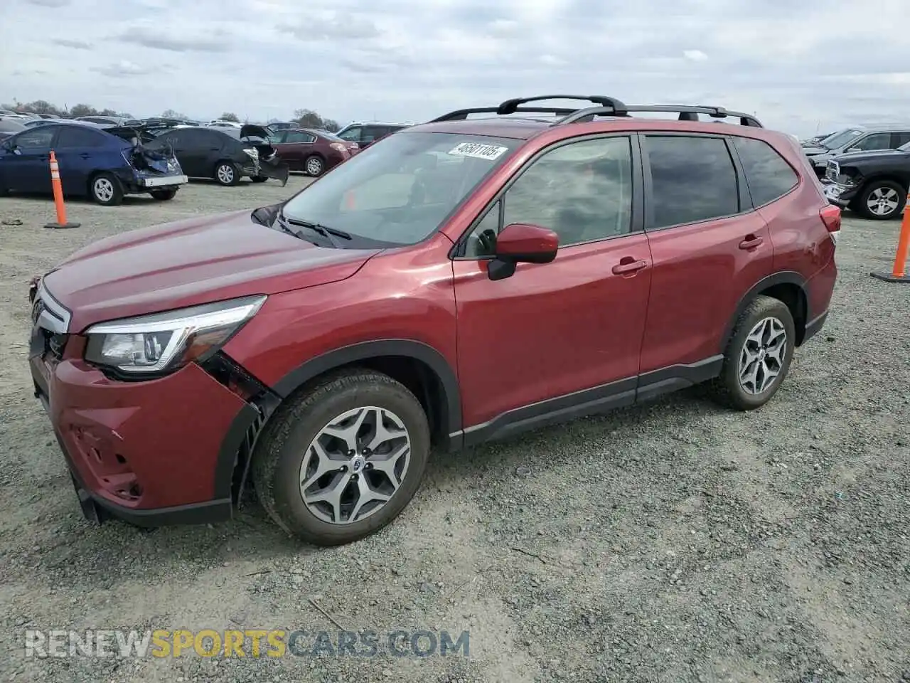 1 Photograph of a damaged car JF2SKAJC0LH538593 SUBARU FORESTER 2020