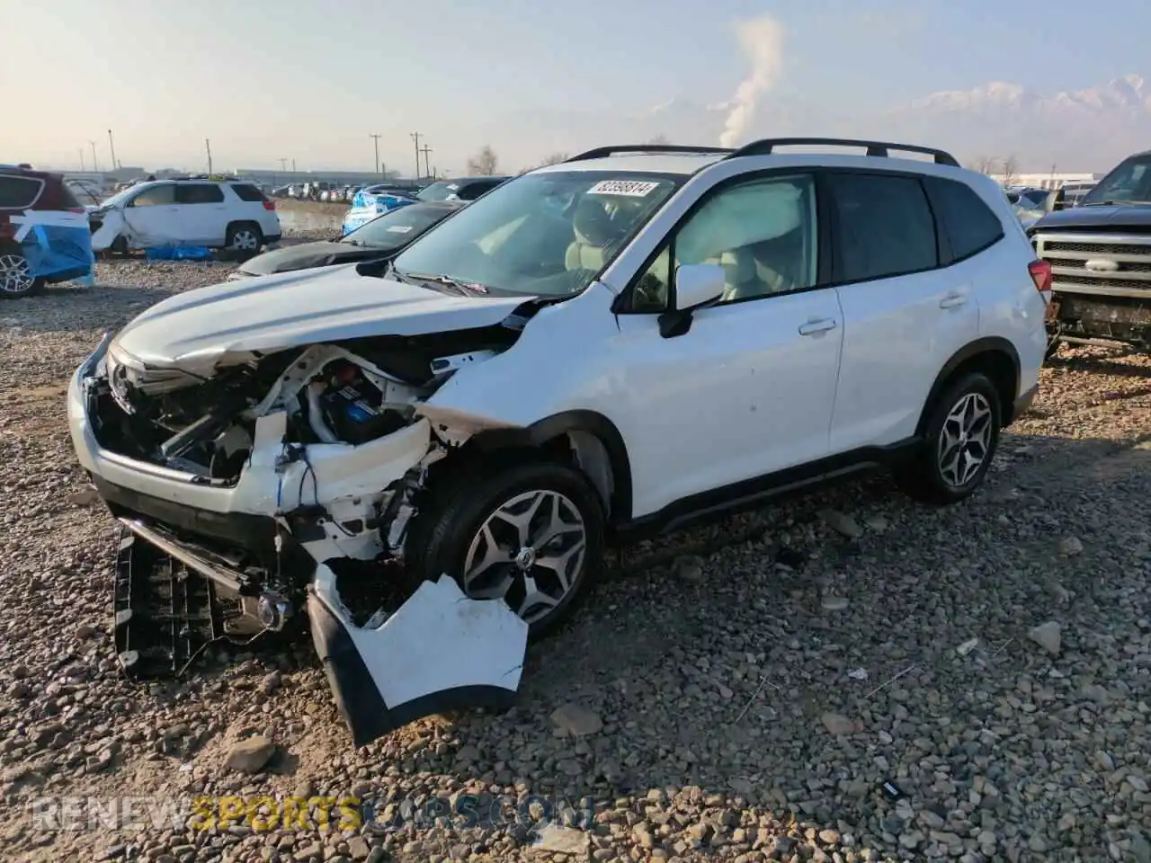 1 Photograph of a damaged car JF2SKAJC2LH598441 SUBARU FORESTER 2020