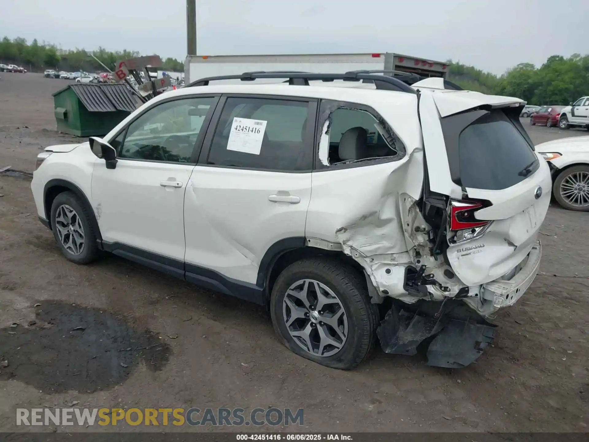3 Photograph of a damaged car JF2SKAJC2LH607154 SUBARU FORESTER 2020