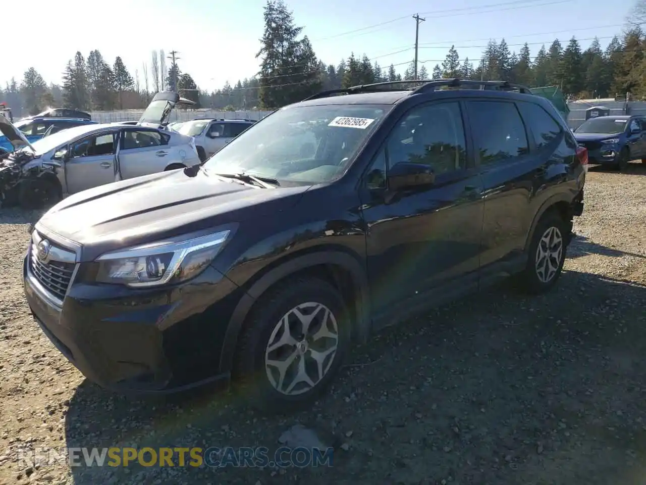 1 Photograph of a damaged car JF2SKAJC4LH531663 SUBARU FORESTER 2020