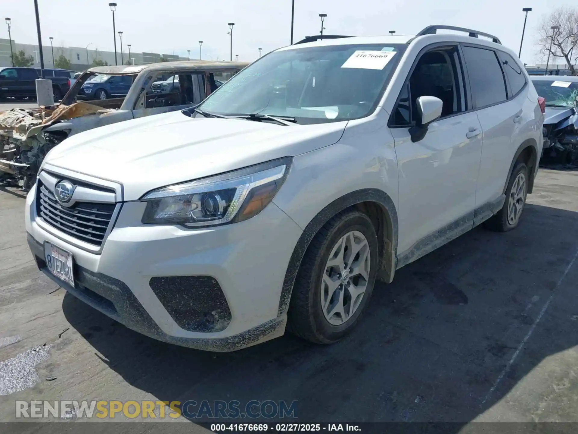 2 Photograph of a damaged car JF2SKAJC4LH581561 SUBARU FORESTER 2020