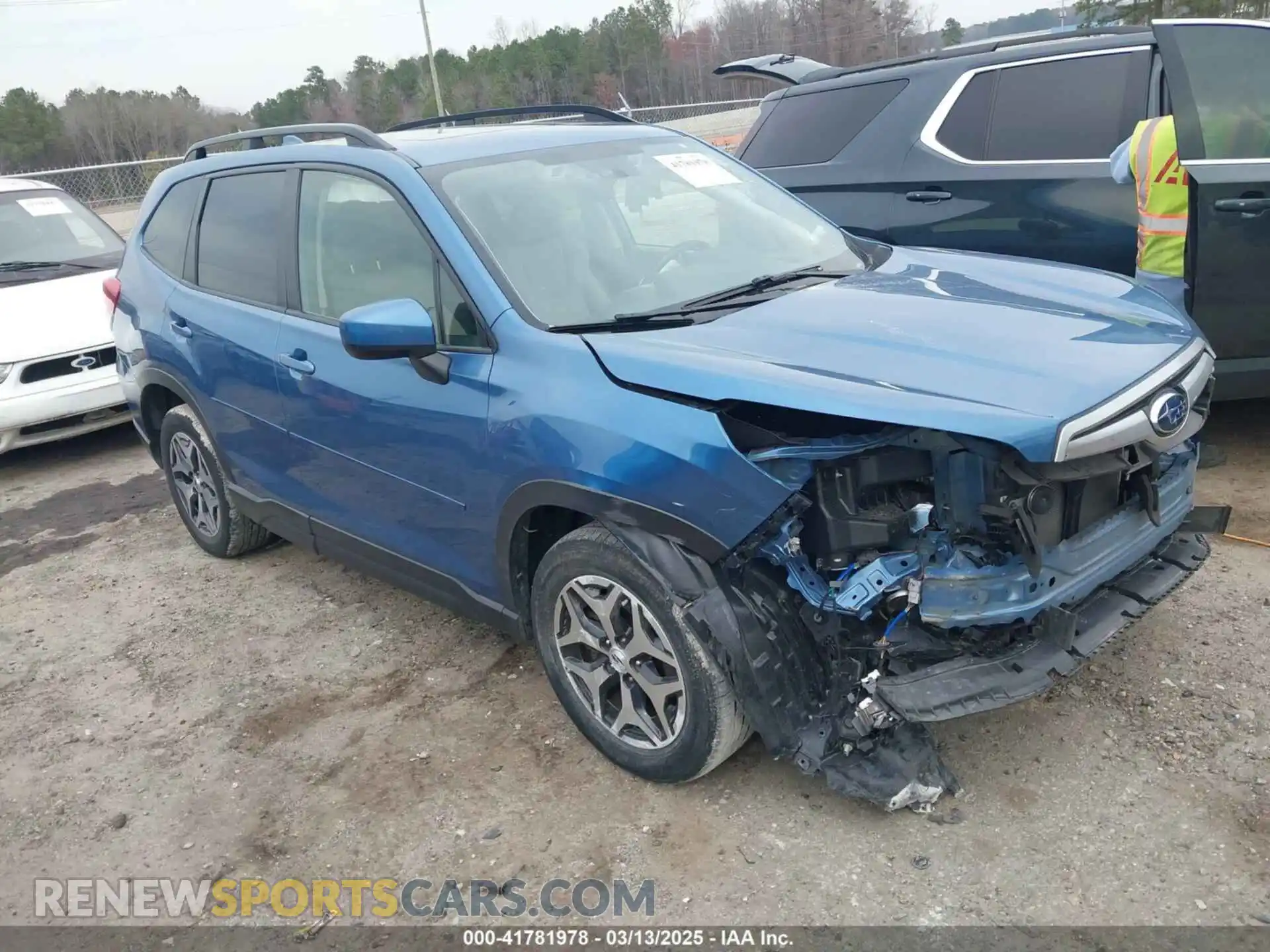 1 Photograph of a damaged car JF2SKAJC5LH586588 SUBARU FORESTER 2020
