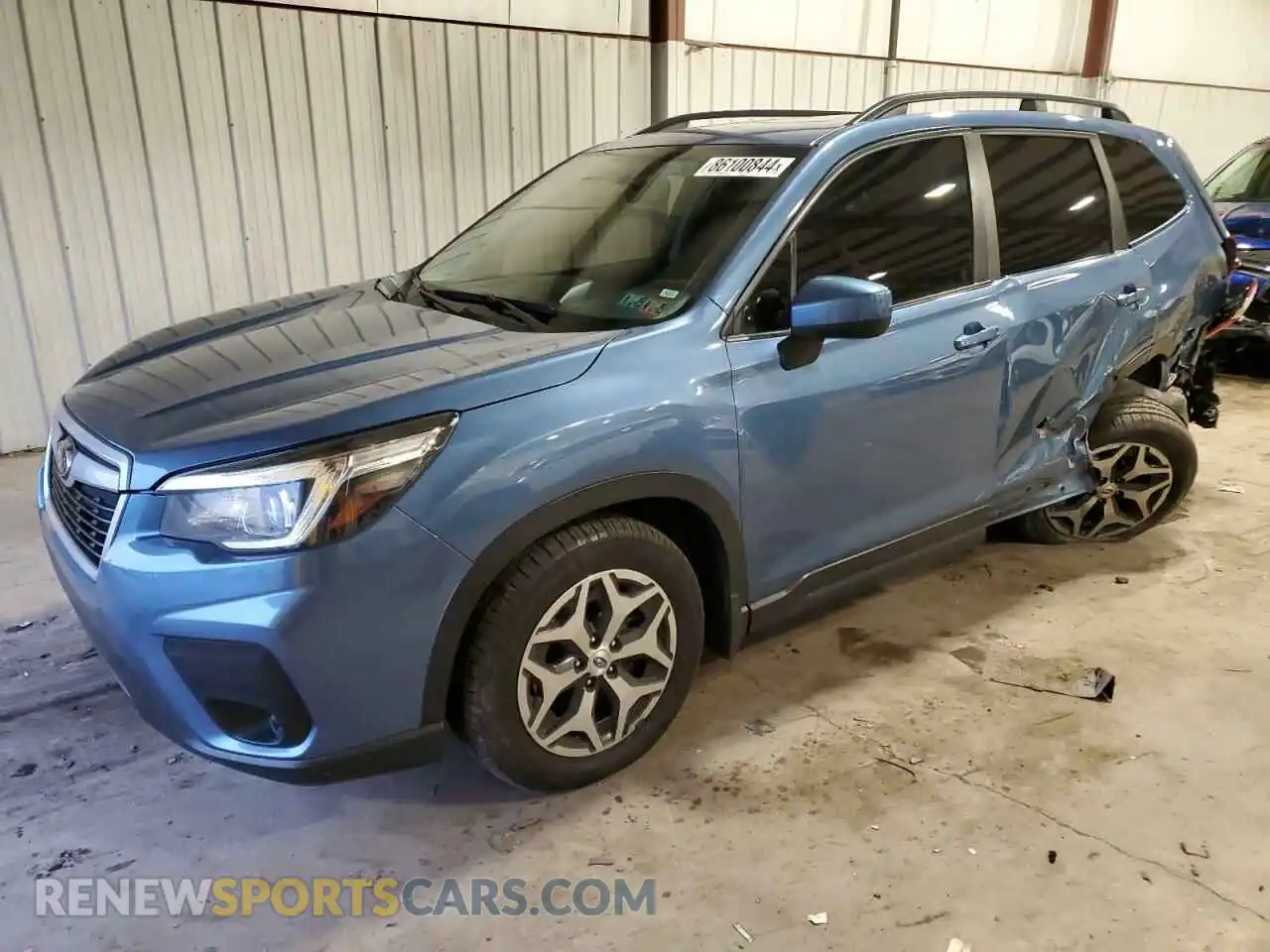 1 Photograph of a damaged car JF2SKAJC6LH455959 SUBARU FORESTER 2020