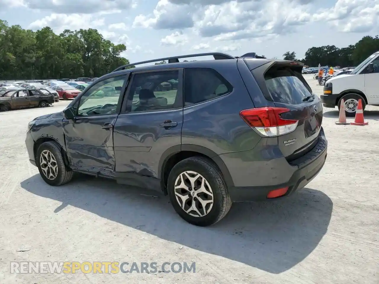 2 Photograph of a damaged car JF2SKAJC8LH435003 SUBARU FORESTER 2020
