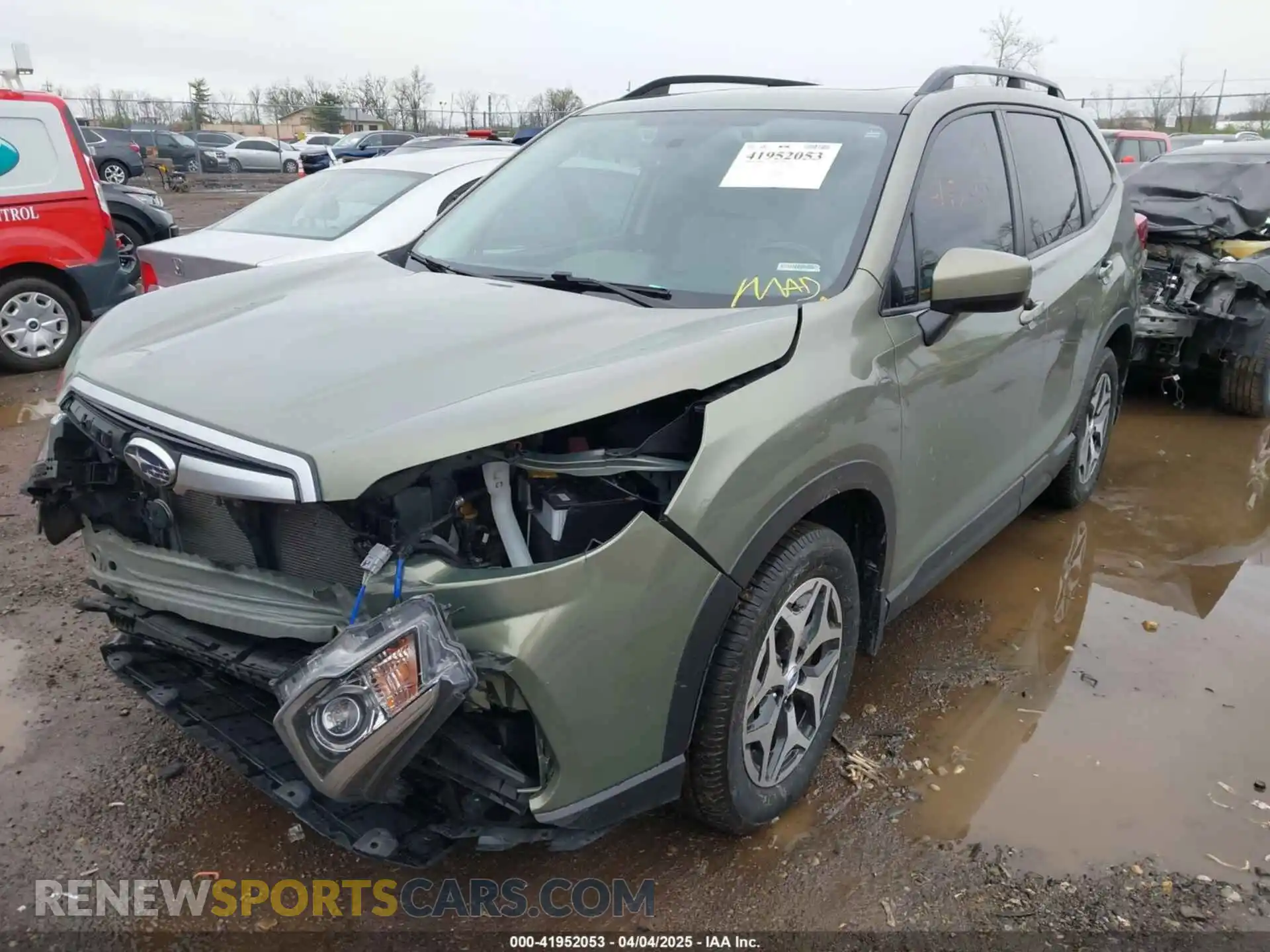 2 Photograph of a damaged car JF2SKAJC8LH548773 SUBARU FORESTER 2020
