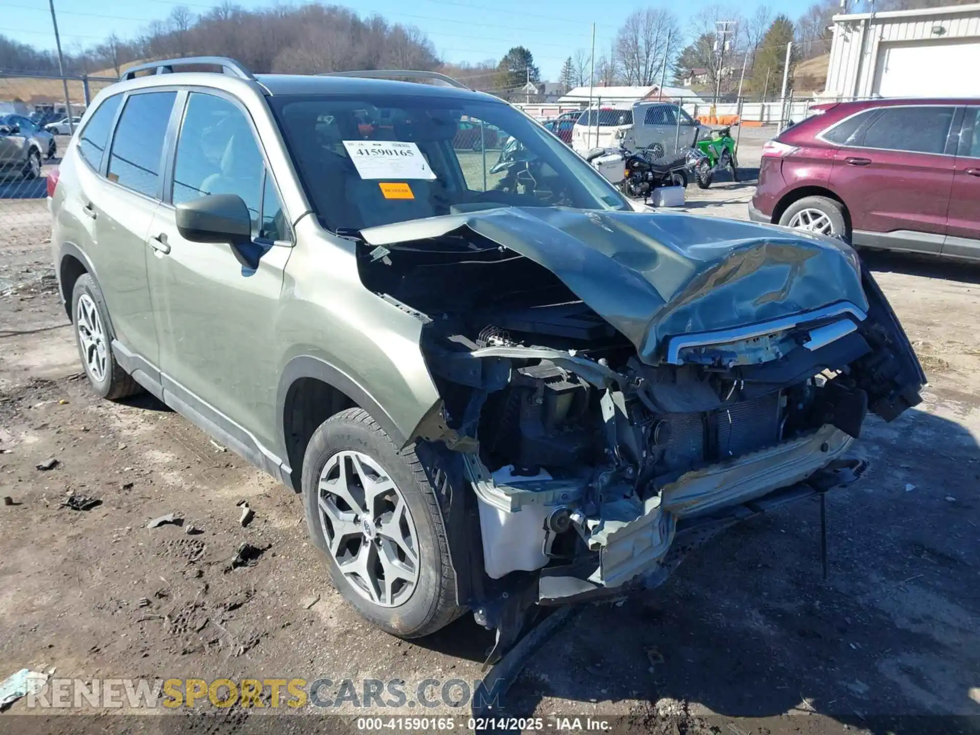 1 fotografías del automóvil dañado JF2SKAJC8LH558090 SUBARU FORESTER 2020