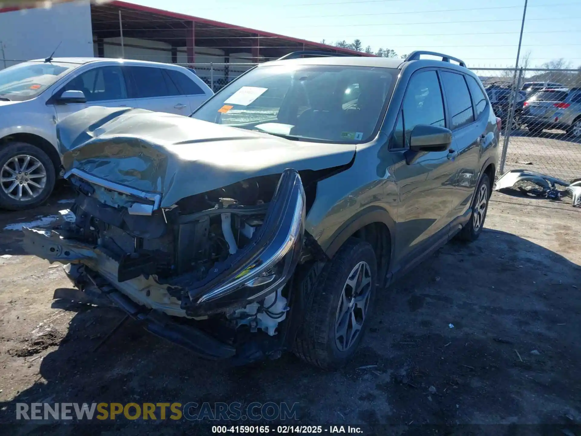 2 fotografías del automóvil dañado JF2SKAJC8LH558090 SUBARU FORESTER 2020