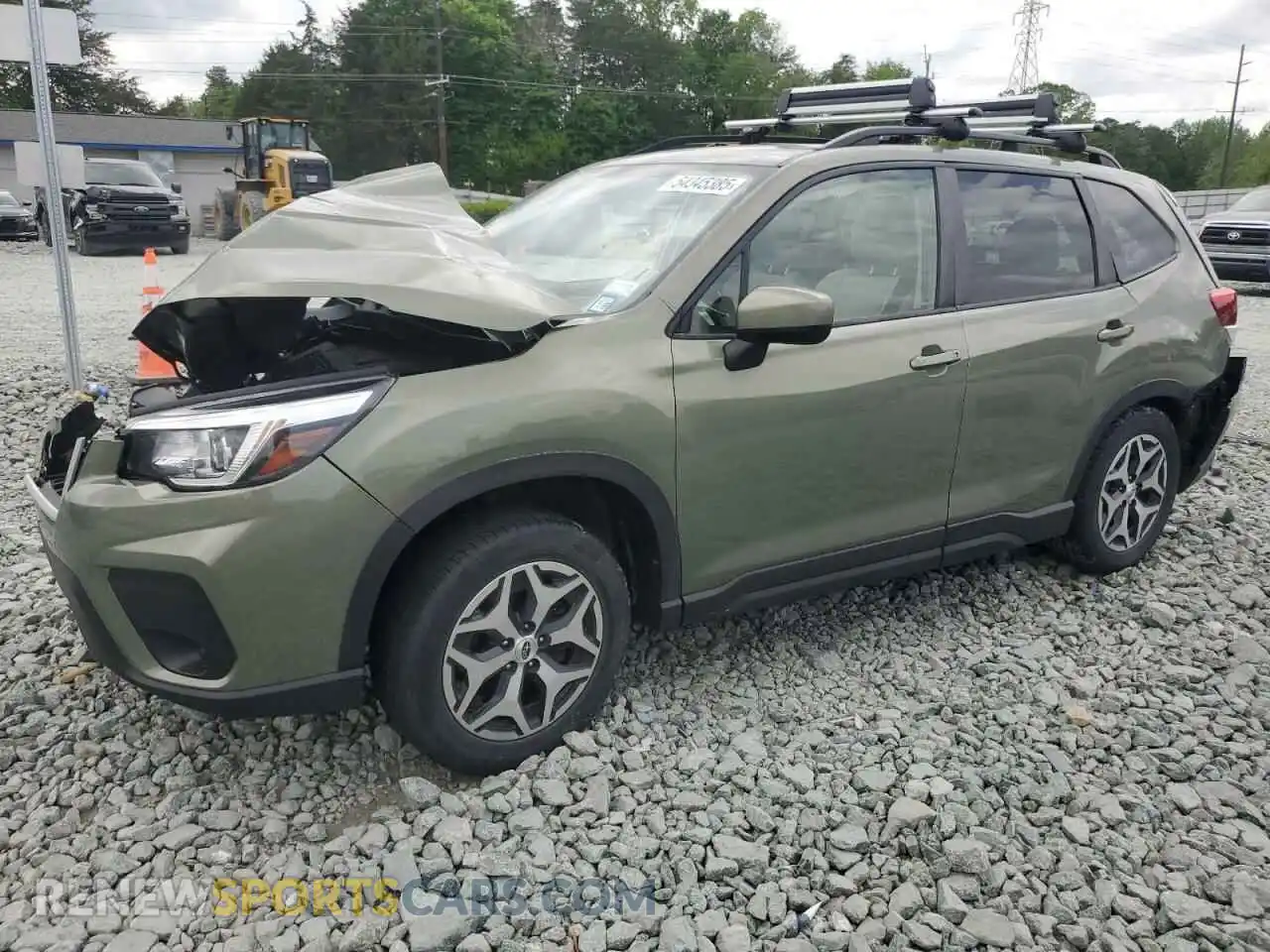 1 Photograph of a damaged car JF2SKAJC9LH457284 SUBARU FORESTER 2020