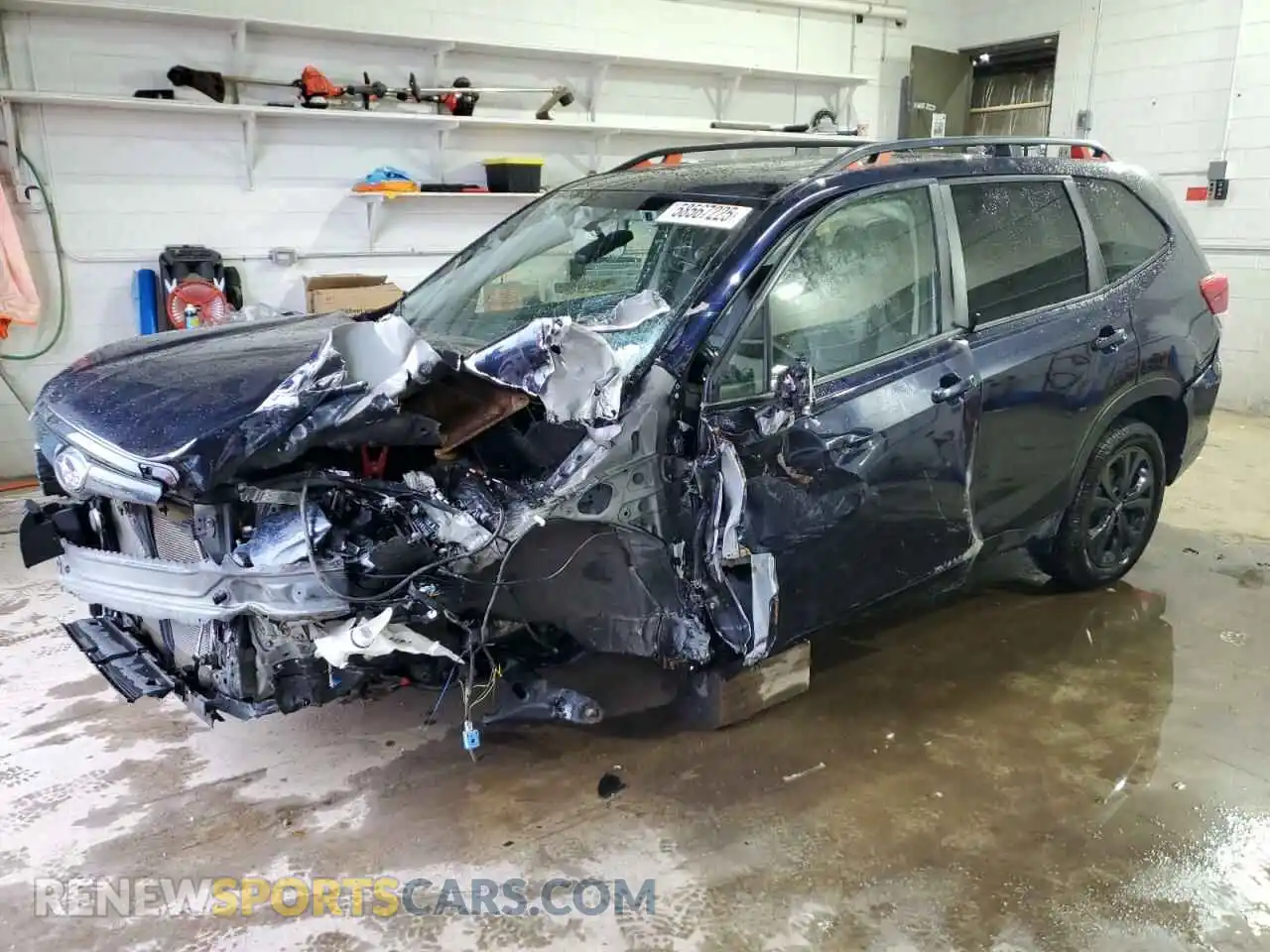 1 Photograph of a damaged car JF2SKALC0LH556556 SUBARU FORESTER 2020