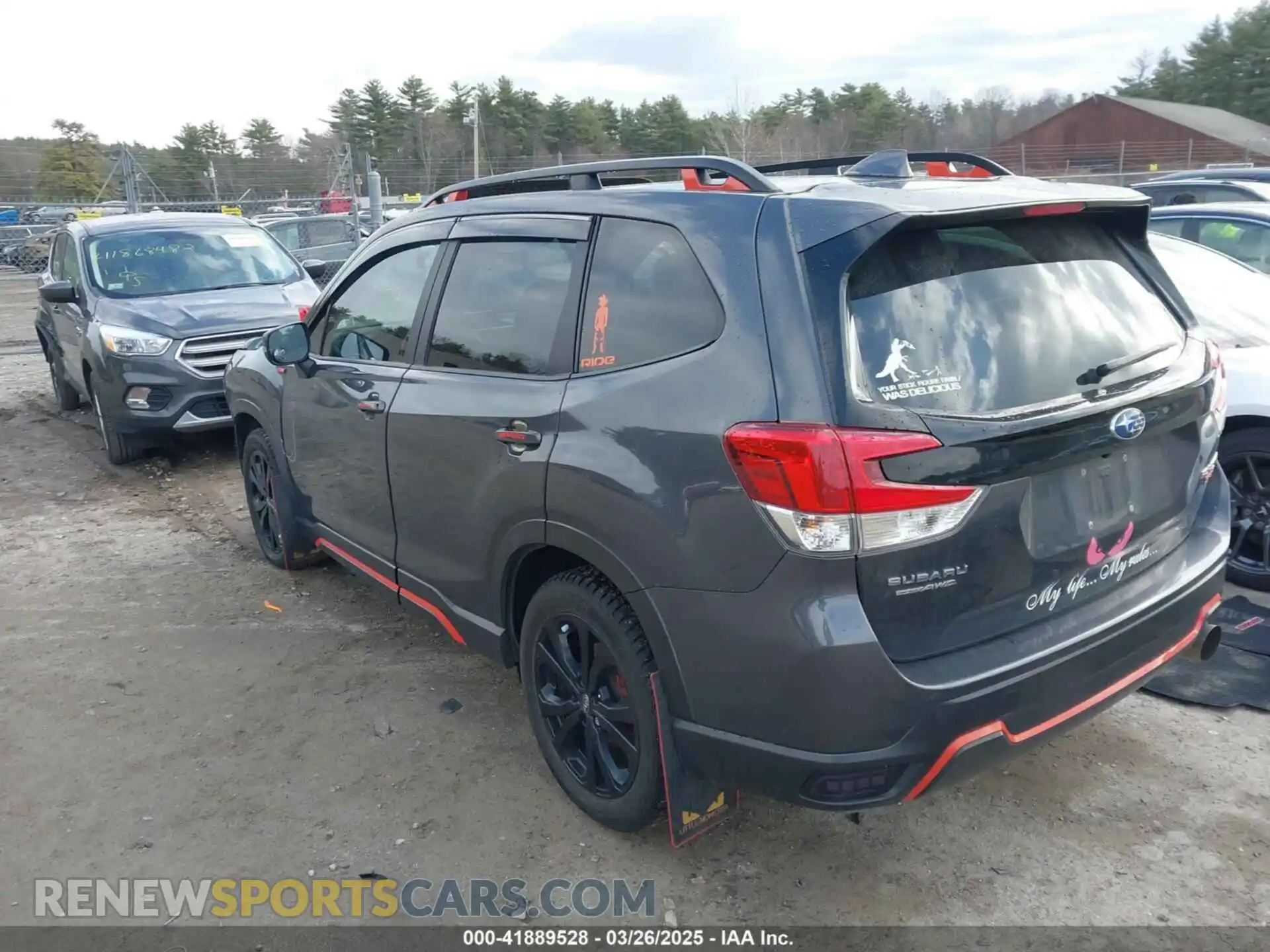 3 Photograph of a damaged car JF2SKALC6LH585155 SUBARU FORESTER 2020