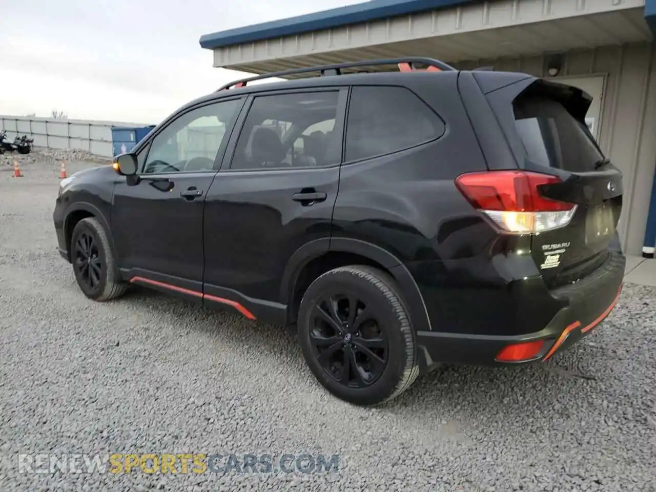 2 Photograph of a damaged car JF2SKALC8LH428257 SUBARU FORESTER 2020