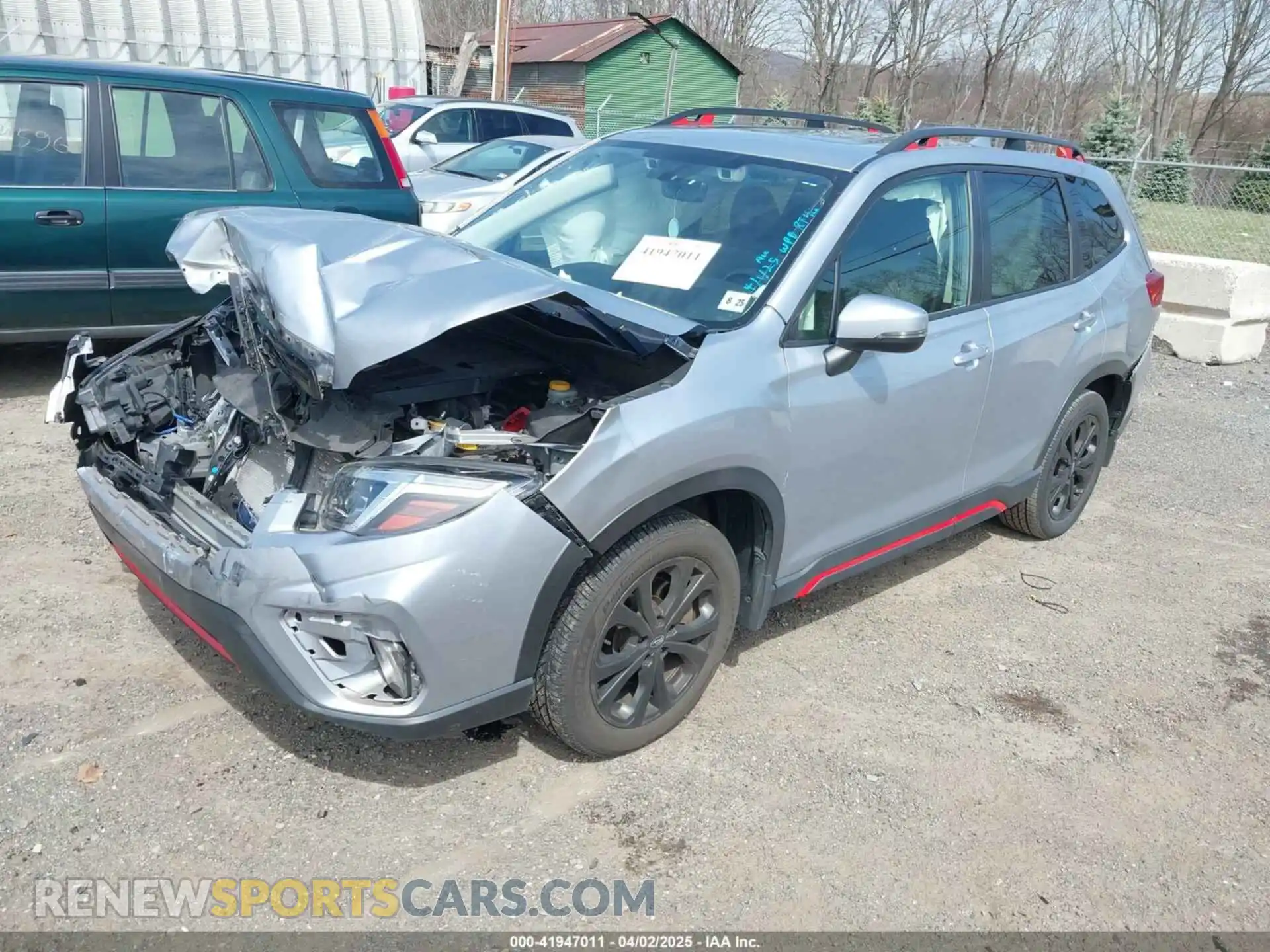 2 Photograph of a damaged car JF2SKALC8LH430932 SUBARU FORESTER 2020