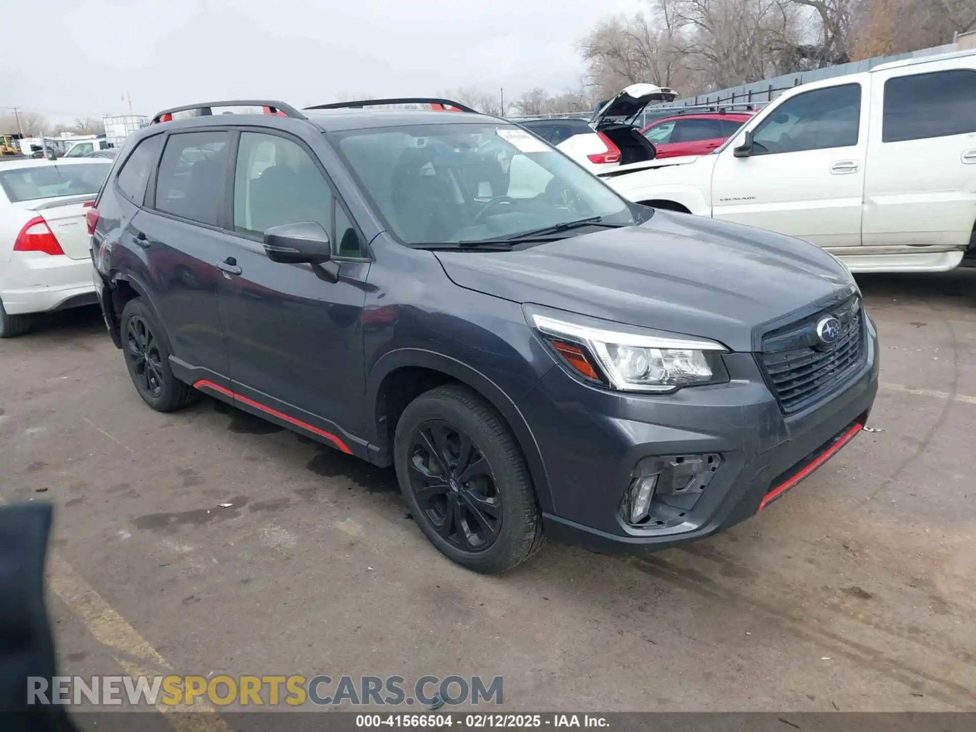 1 Photograph of a damaged car JF2SKAMC0LH599664 SUBARU FORESTER 2020