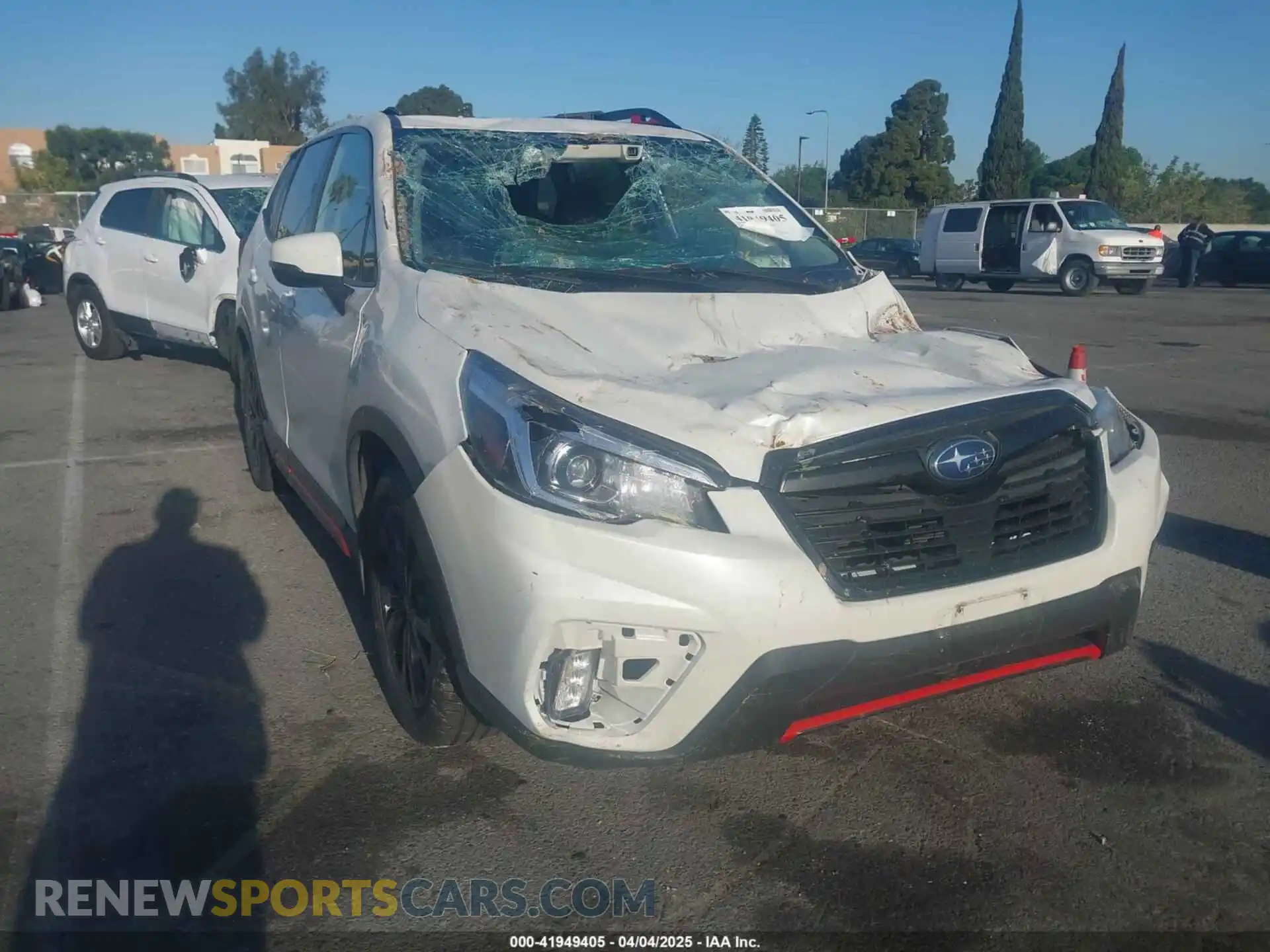 1 Photograph of a damaged car JF2SKAMC2LH576810 SUBARU FORESTER 2020