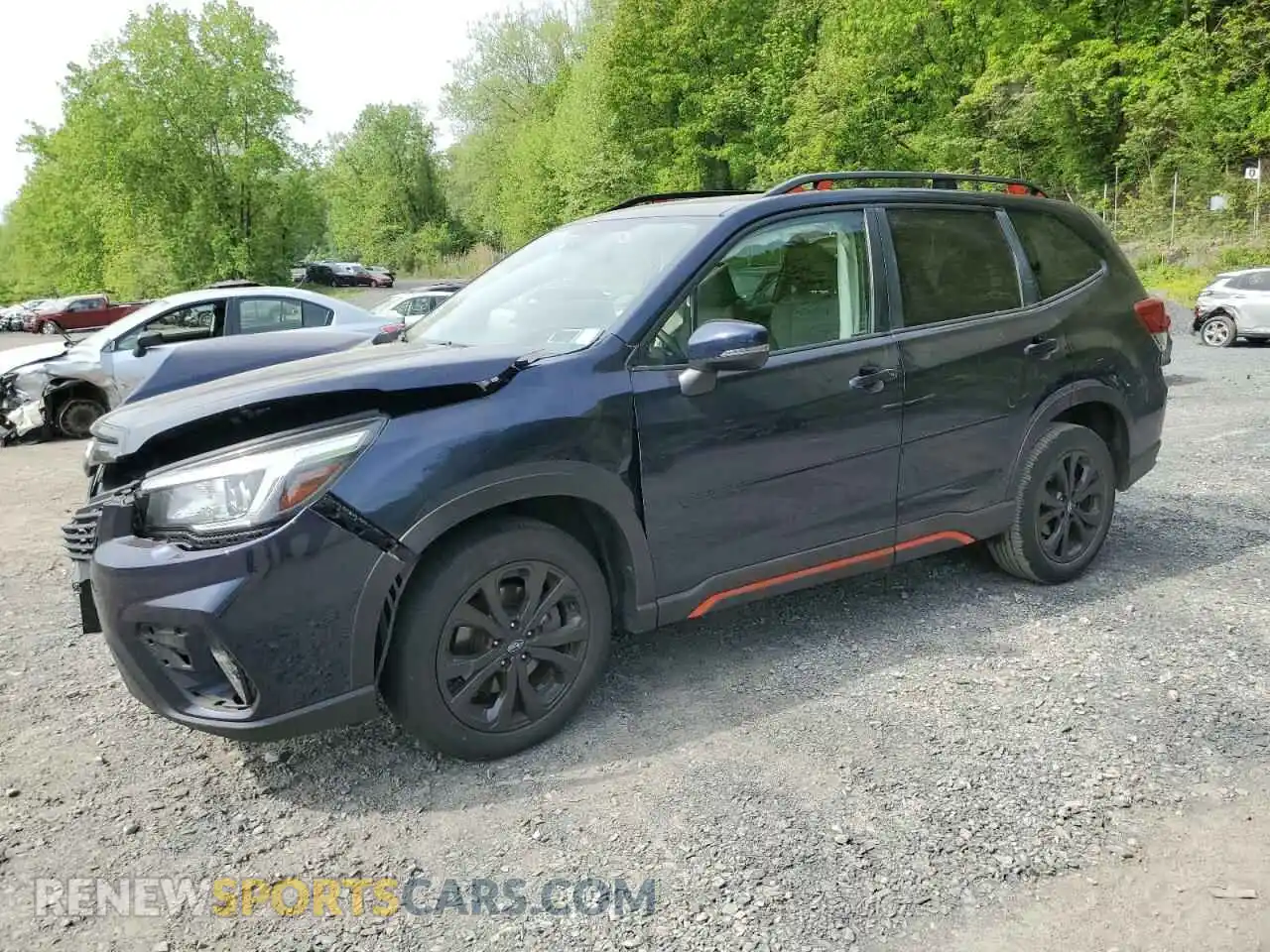 1 Photograph of a damaged car JF2SKAMCXLH502096 SUBARU FORESTER 2020