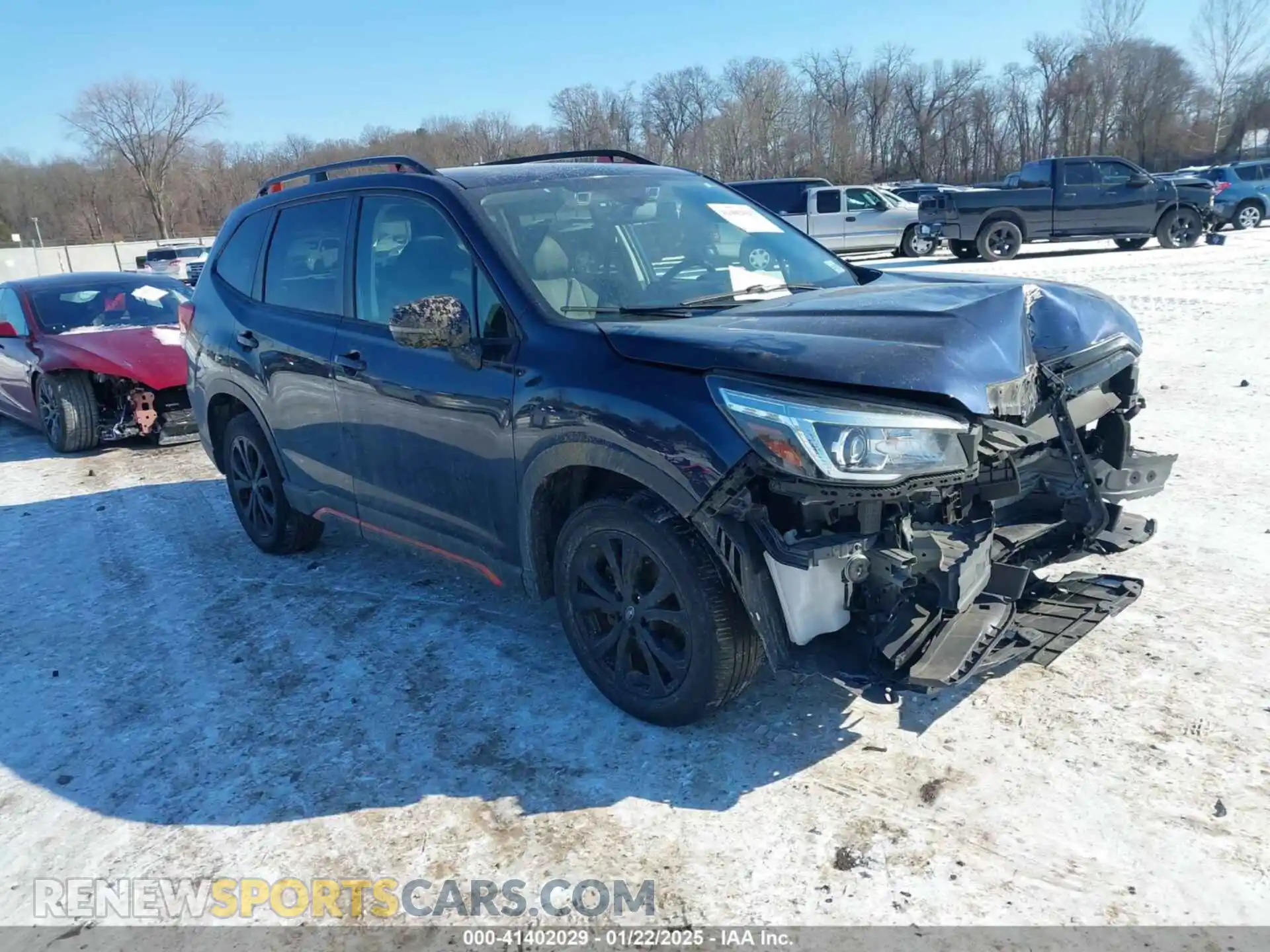 1 fotografías del automóvil dañado JF2SKARC0LH472857 SUBARU FORESTER 2020
