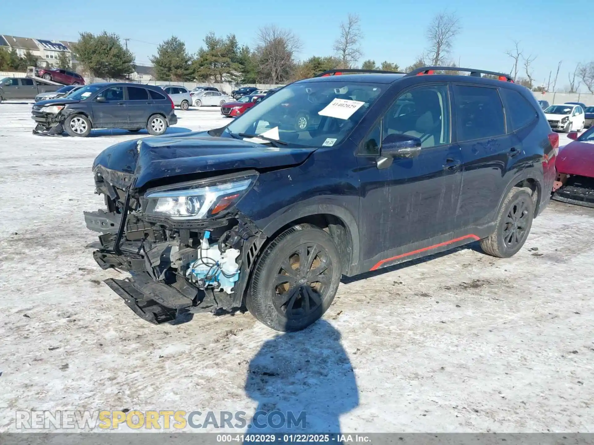 2 fotografías del automóvil dañado JF2SKARC0LH472857 SUBARU FORESTER 2020