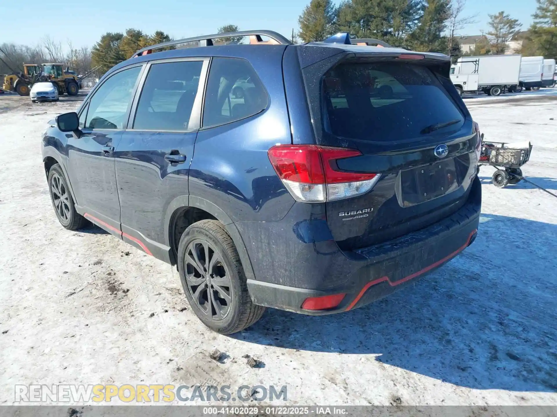 3 fotografías del automóvil dañado JF2SKARC0LH472857 SUBARU FORESTER 2020