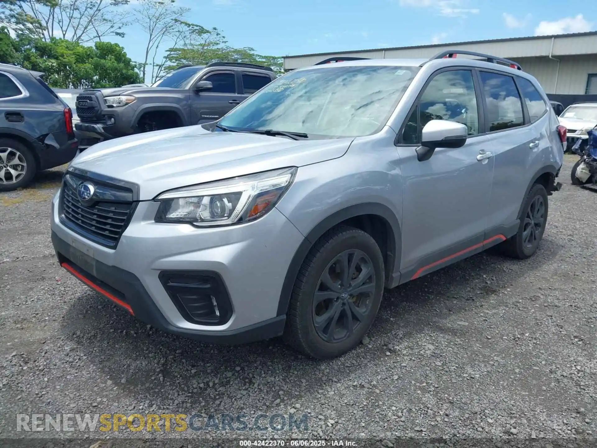 2 Photograph of a damaged car JF2SKARC0LH498049 SUBARU FORESTER 2020