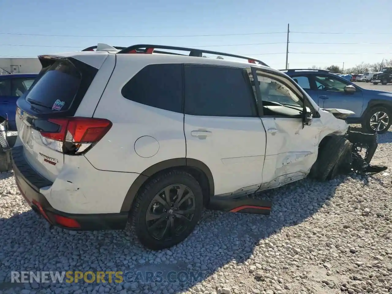 3 Photograph of a damaged car JF2SKARC3LH589820 SUBARU FORESTER 2020