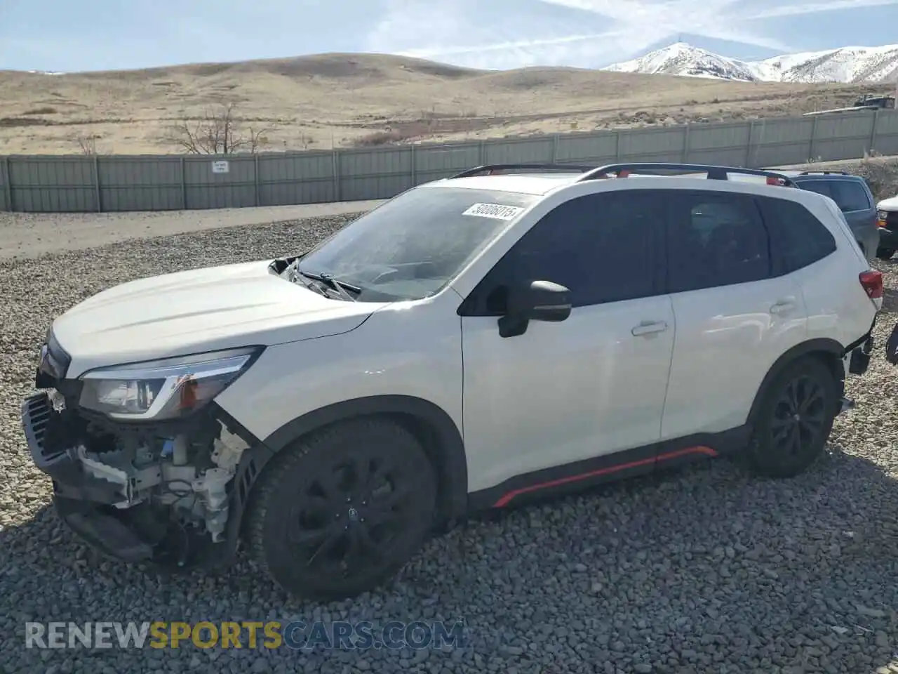 1 Photograph of a damaged car JF2SKARC6LH451737 SUBARU FORESTER 2020