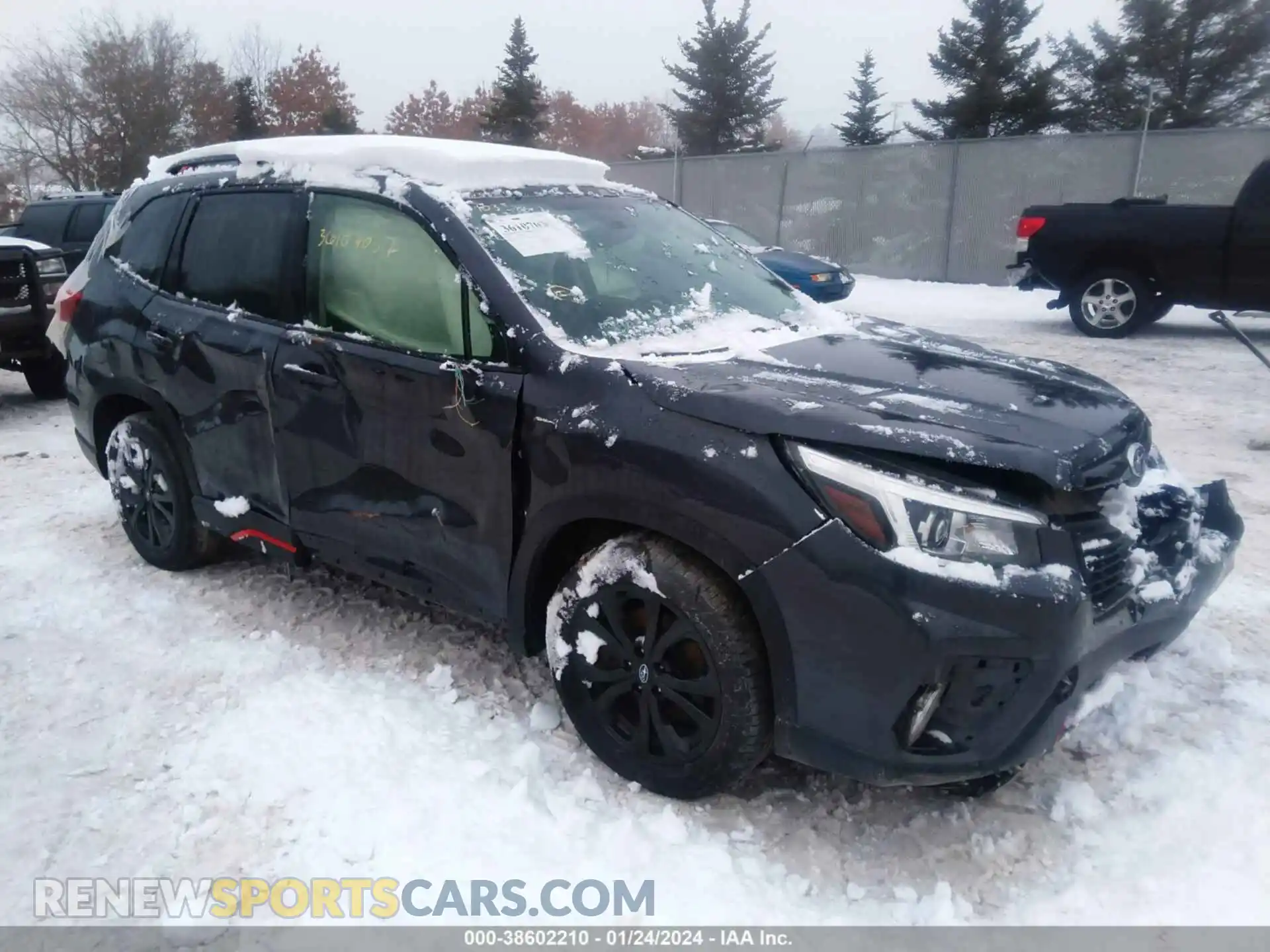 1 Photograph of a damaged car JF2SKARC7LH512321 SUBARU FORESTER 2020