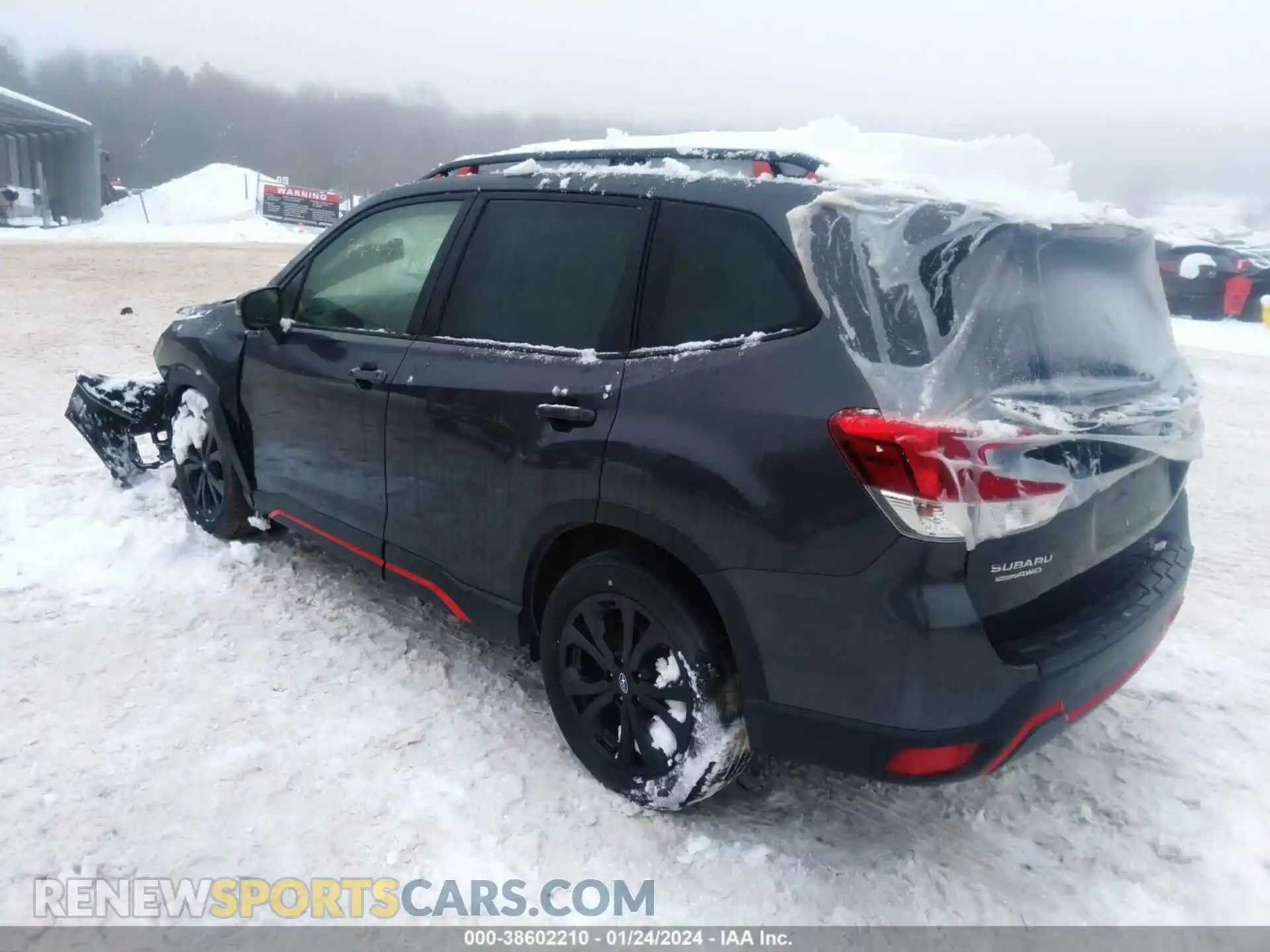 3 Photograph of a damaged car JF2SKARC7LH512321 SUBARU FORESTER 2020