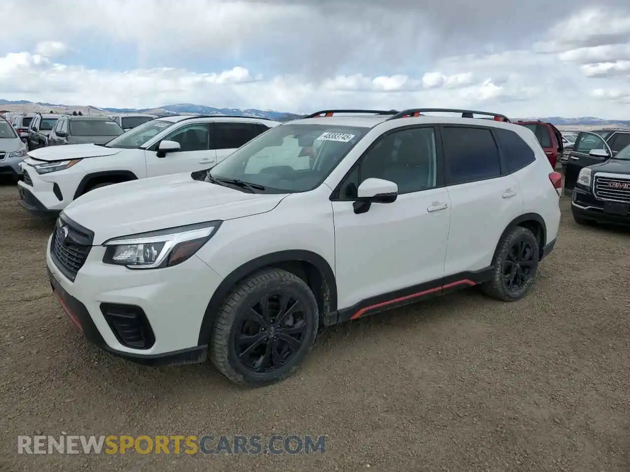 1 Photograph of a damaged car JF2SKARC8LH606112 SUBARU FORESTER 2020